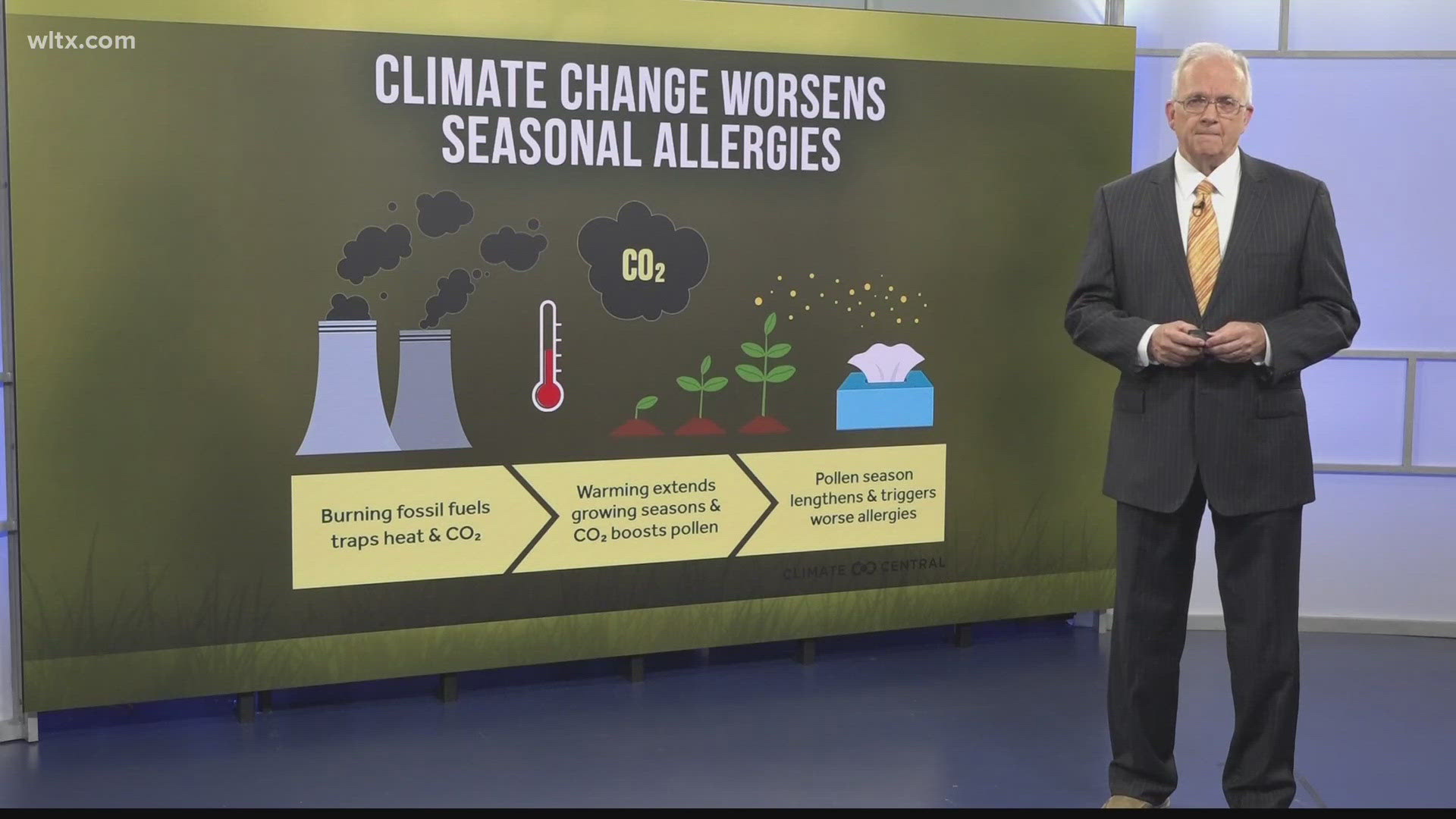 If you've wondered about the pollen in South Carolina, Jim Gandy will explain the "pollen season".