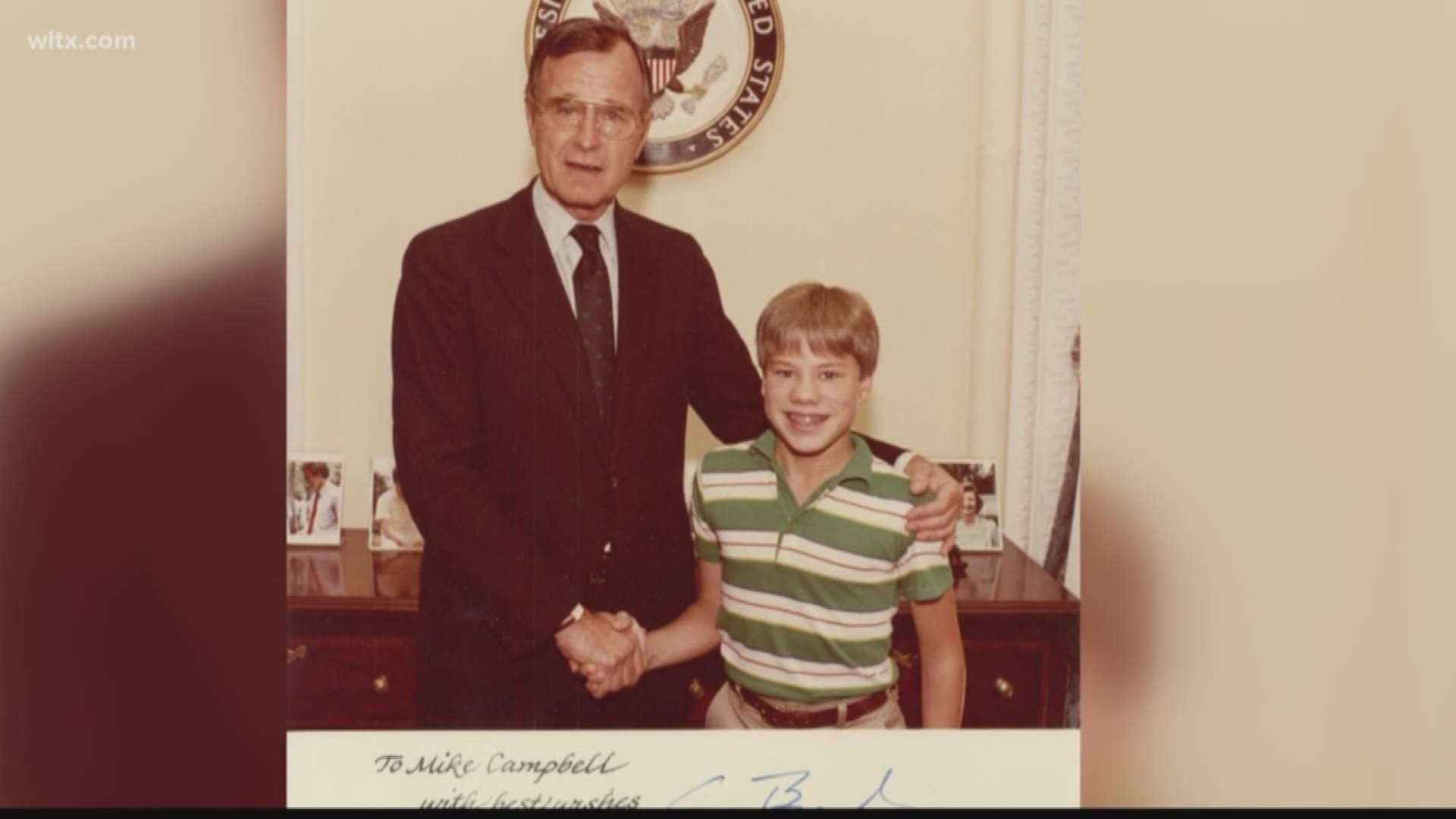 Mike Campbell remembers the special bond between the late South Carolina Governor Carroll Campbell and President George H.W. Bush.