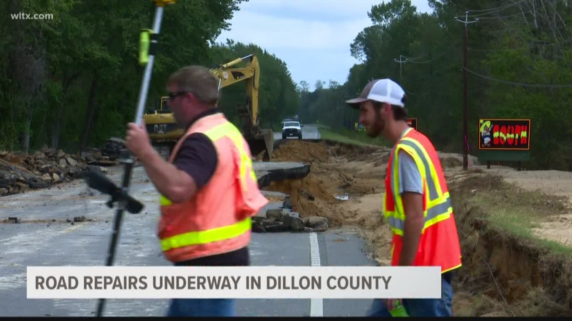 Dillon County is drying out, but that means the cleanup is just getting started.