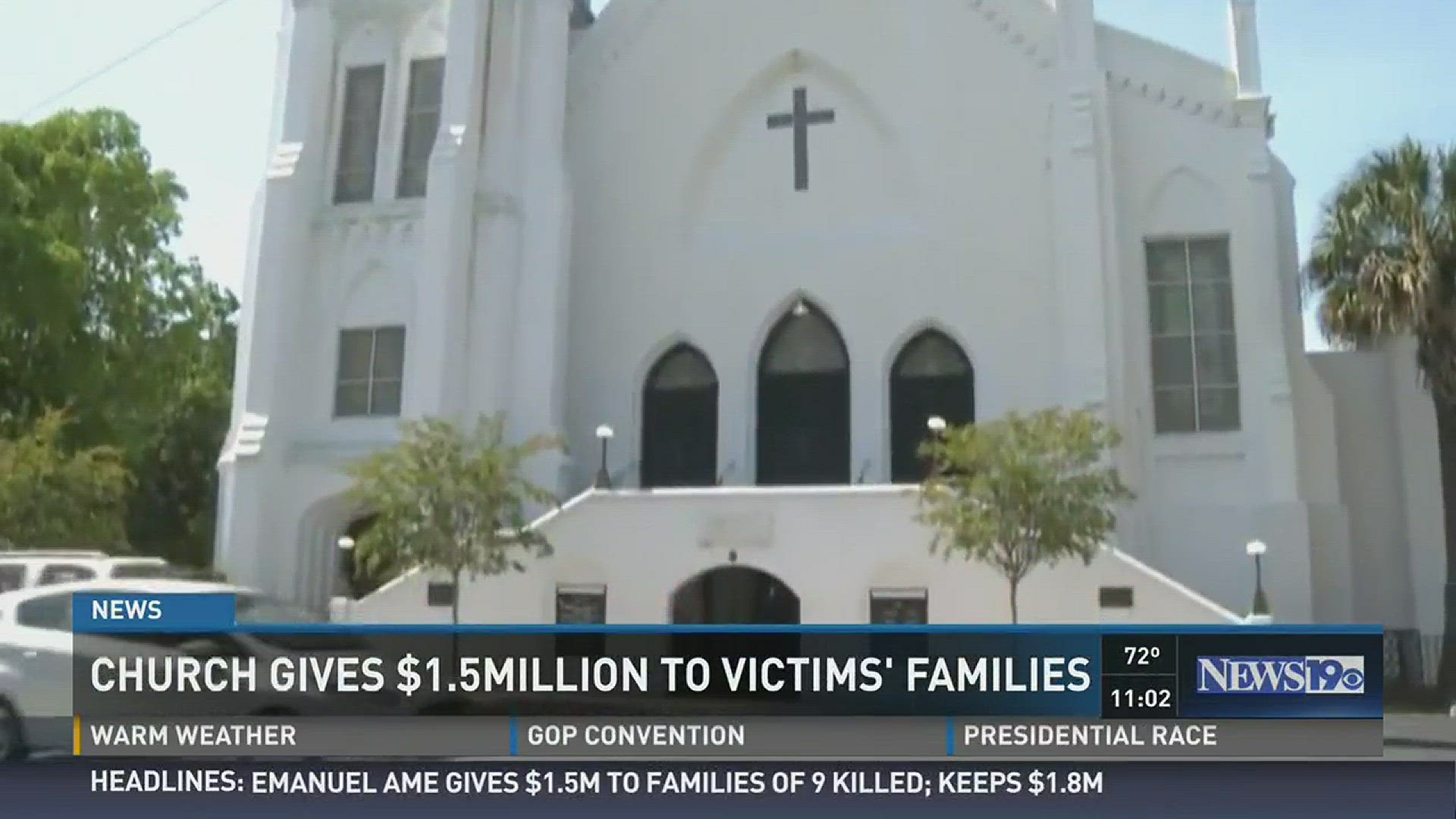 Mother Emanuel AME has given $1.5 million to the families of the victims of the massacre.