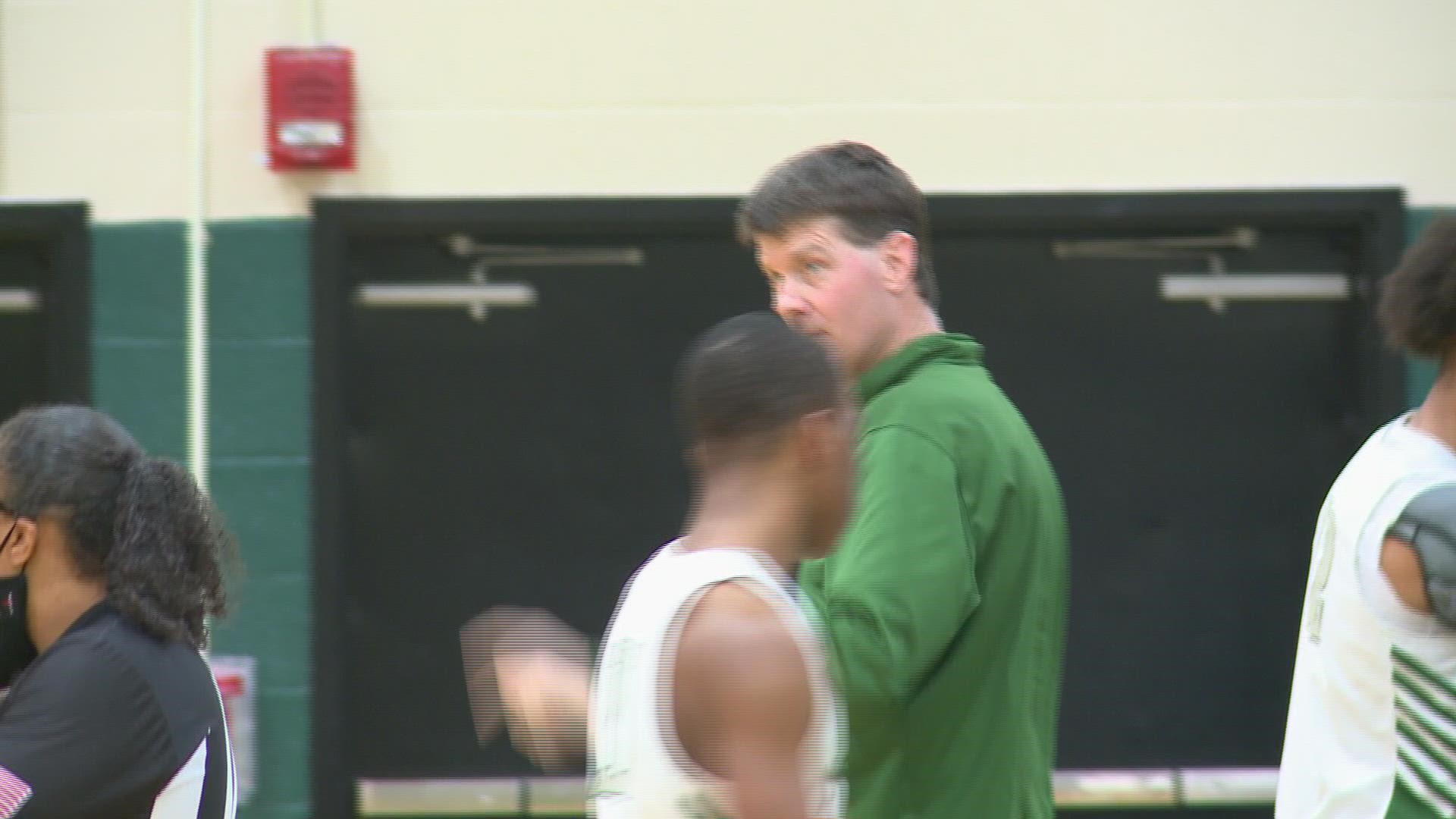 Highlights from Dutch Fork's home game with White Knoll which served as the region opener. The Silver Foxes defeated the Timberwolves 74-49.