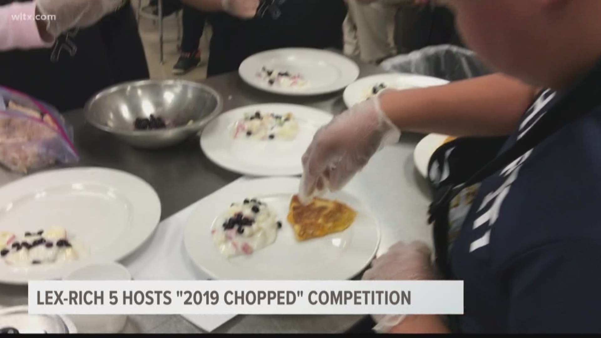 Students from five schools in the district went head to head to see who come make the best dish in 45 minutes