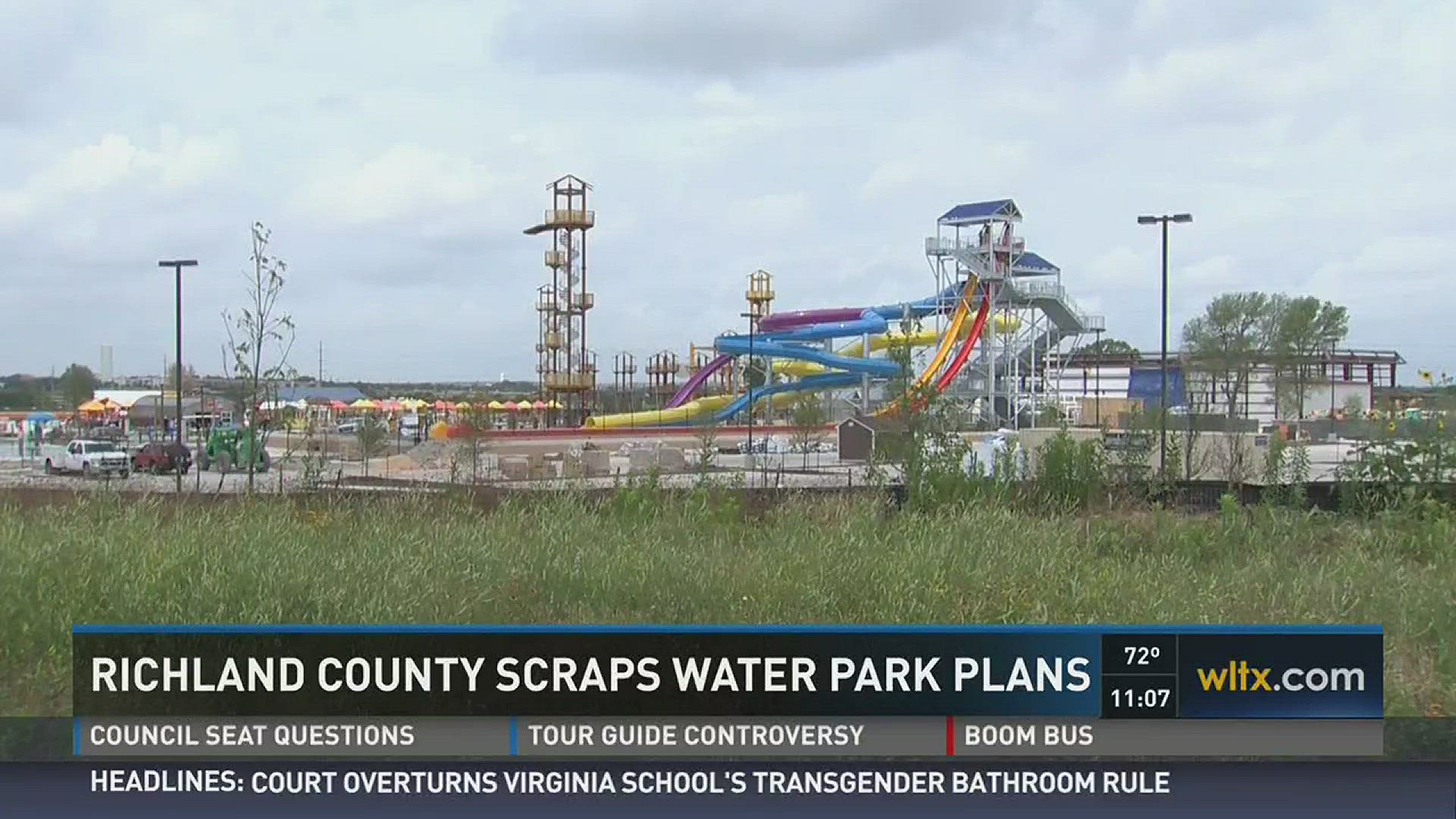 Richland county scraps water park plan.