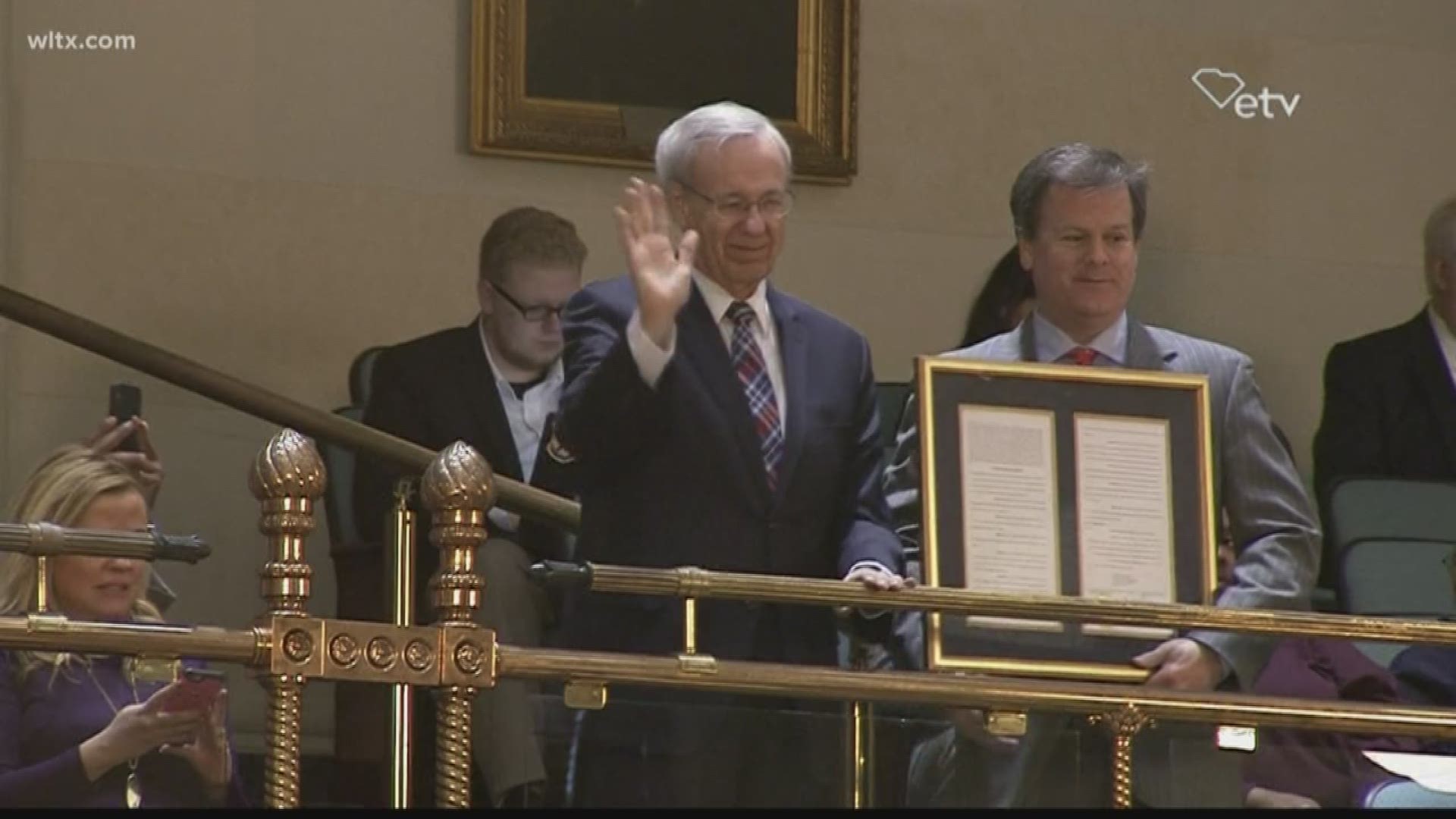 WLTX President and General Manager Rich O'Dell has been honored by the South Carolina General Assembly for his outstanding work and contributions to the broadcasting industry.