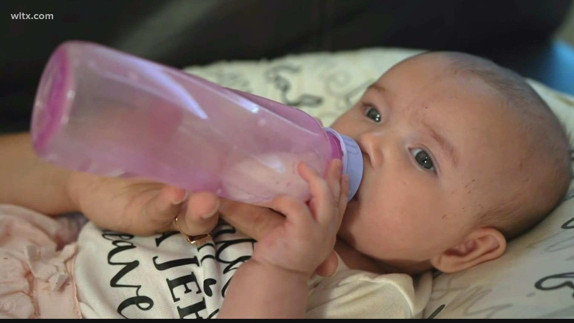 A milk bank in South Carolina is helping to ease the formula shortage for some families, thanks to the generosity of milk donors.