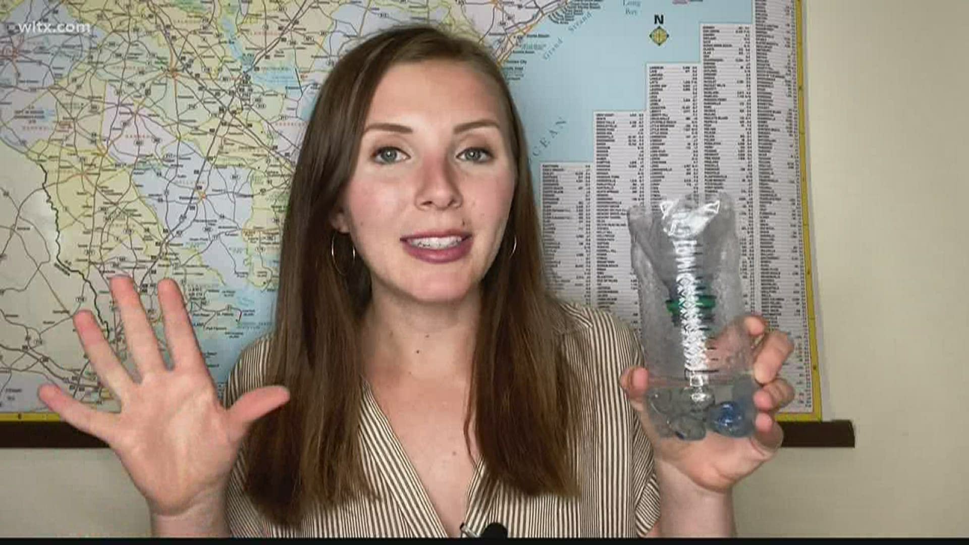 Danielle Miller shows how you can make a rain gauge