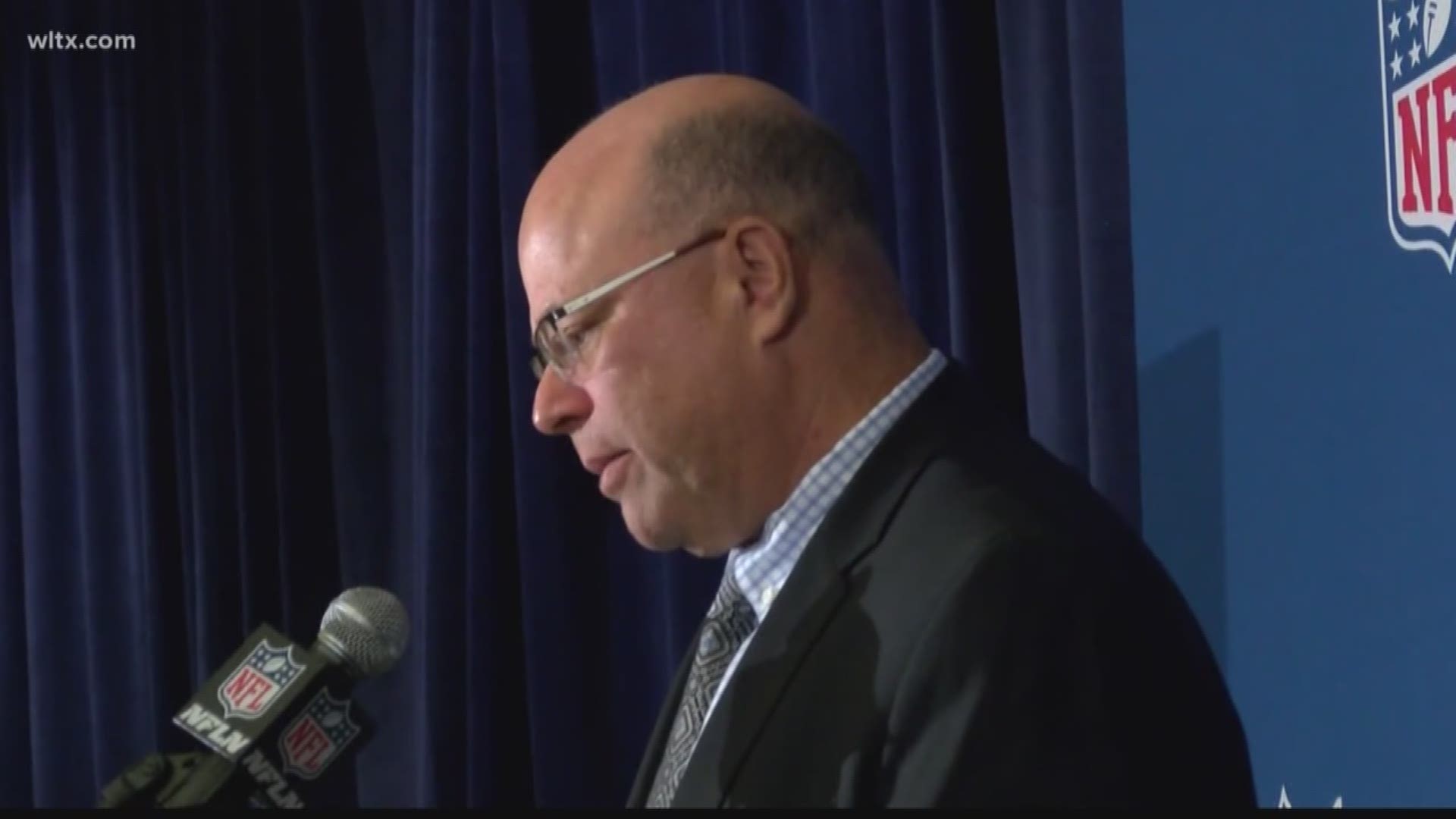 After he was overwhelmingly approved as the new owner of the Carolina Panthers, David Tepper answered questions concerning the team's status in the Queen City.