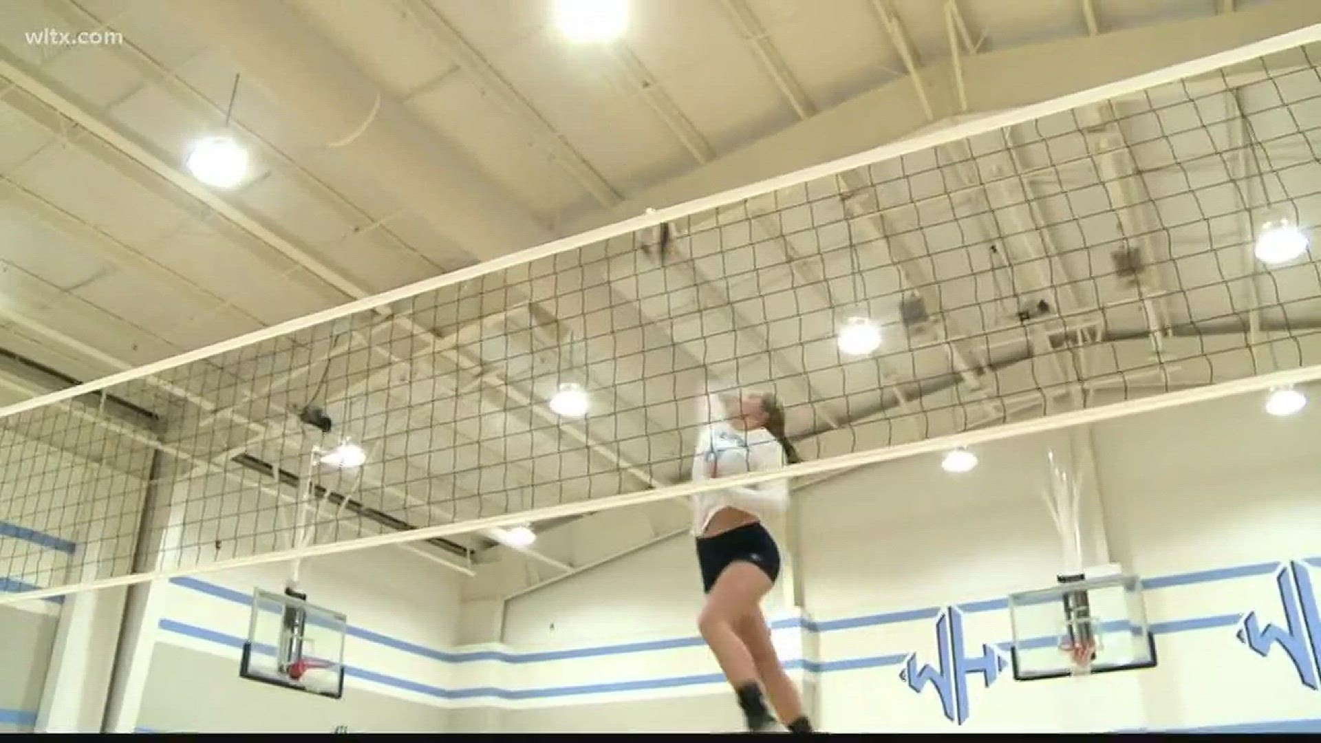 Wilson Hall senior volleyball player Courtney Clark is a walking example of overcoming life's challenges.