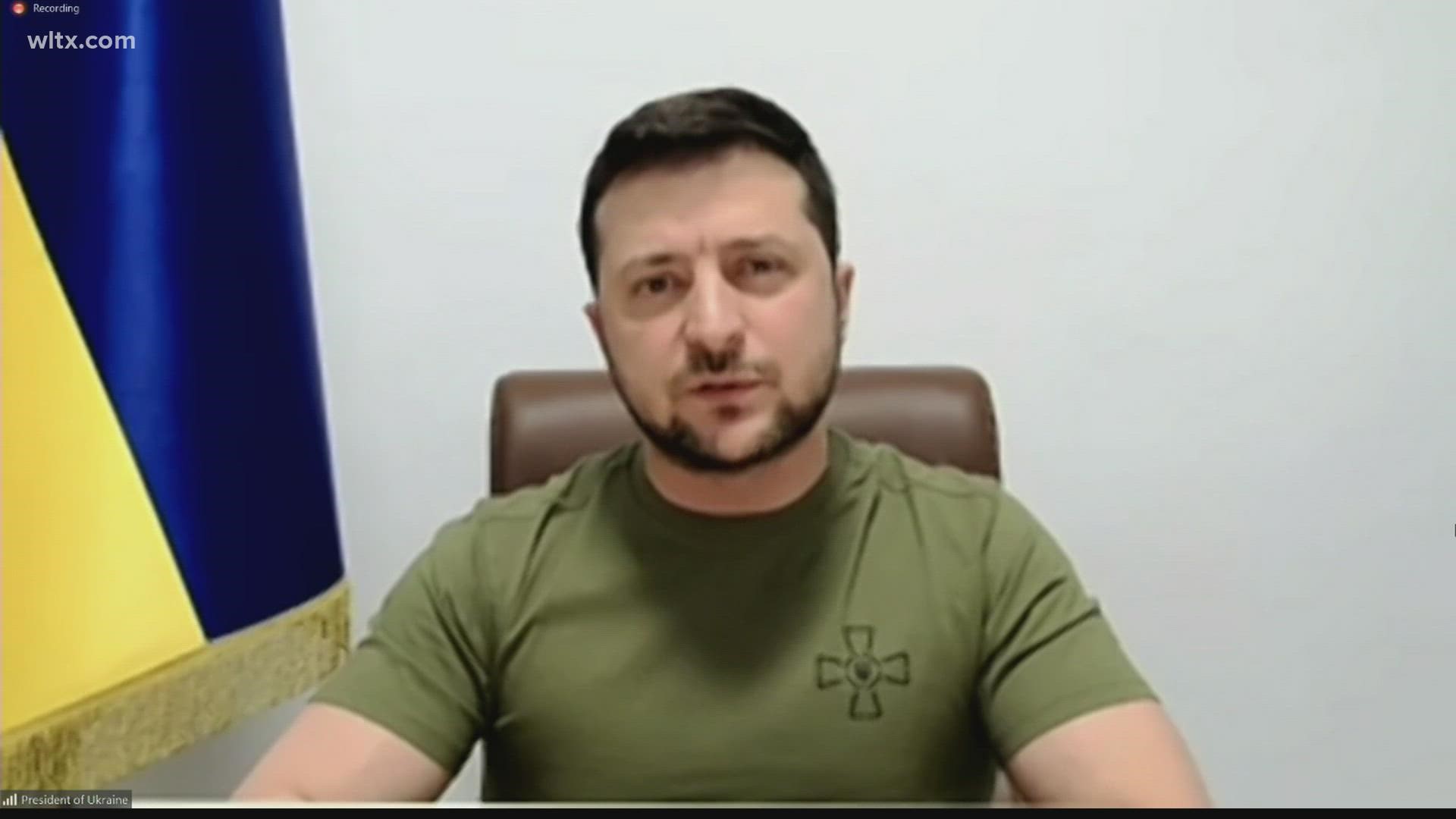 Zelensky was a popular actor and comedian before leading Ukraine. He was known for his role on the TV comedy "Servant of the People."