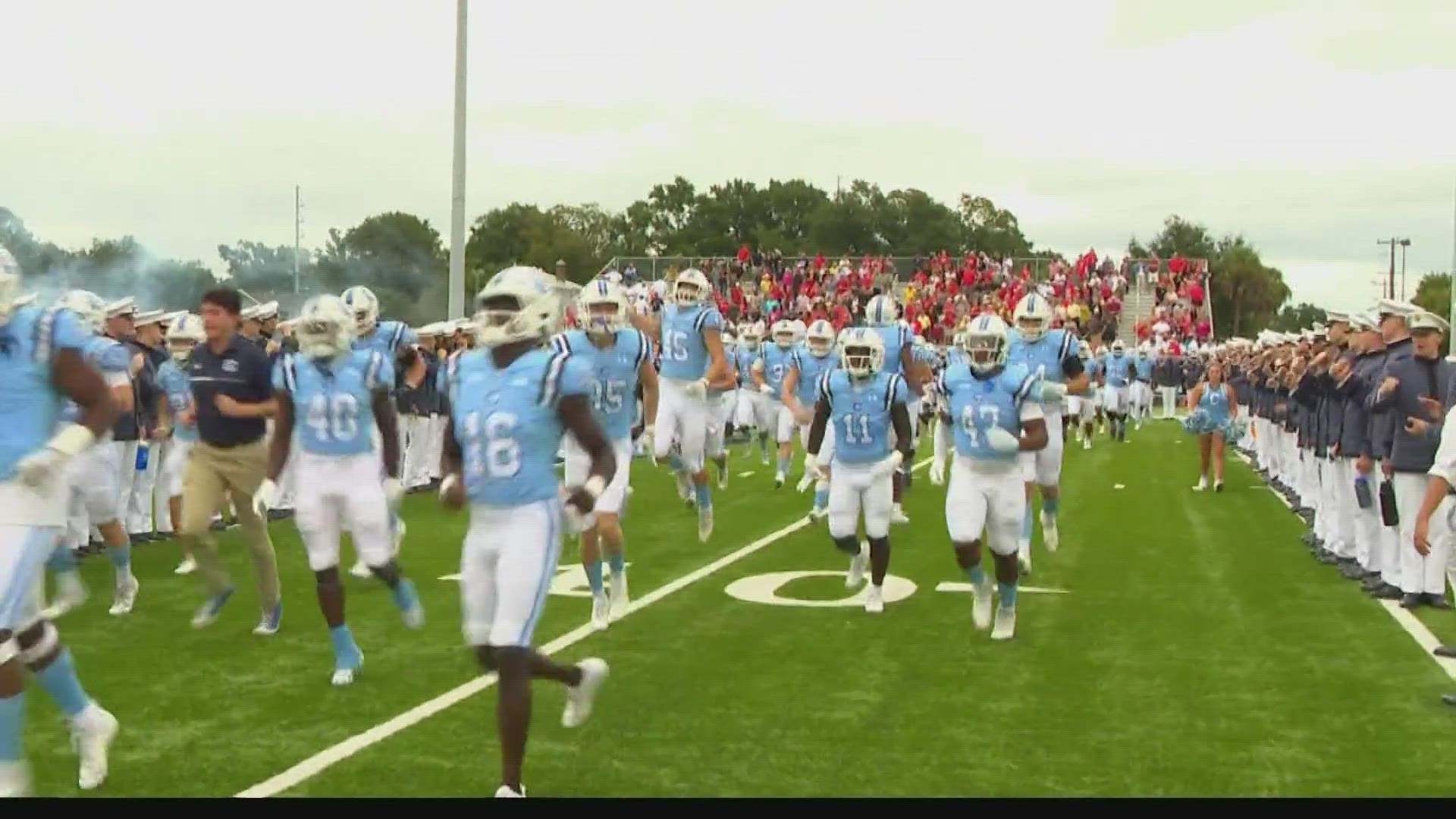 Highlights from a hard-fought contest in Charleston between the Citadel and VMI. Several Midlands products made an impact for the Bulldogs.