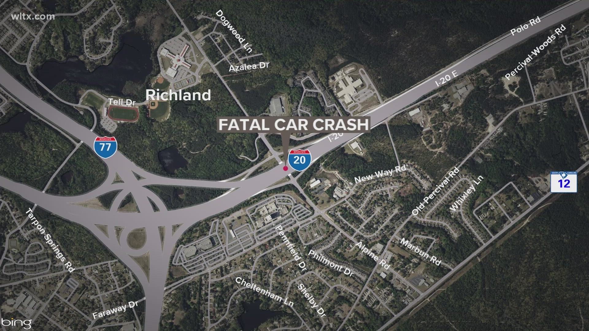 The crash happened around 2:10 a.m. near mile-marker 76 - not far from the exits to I-77.