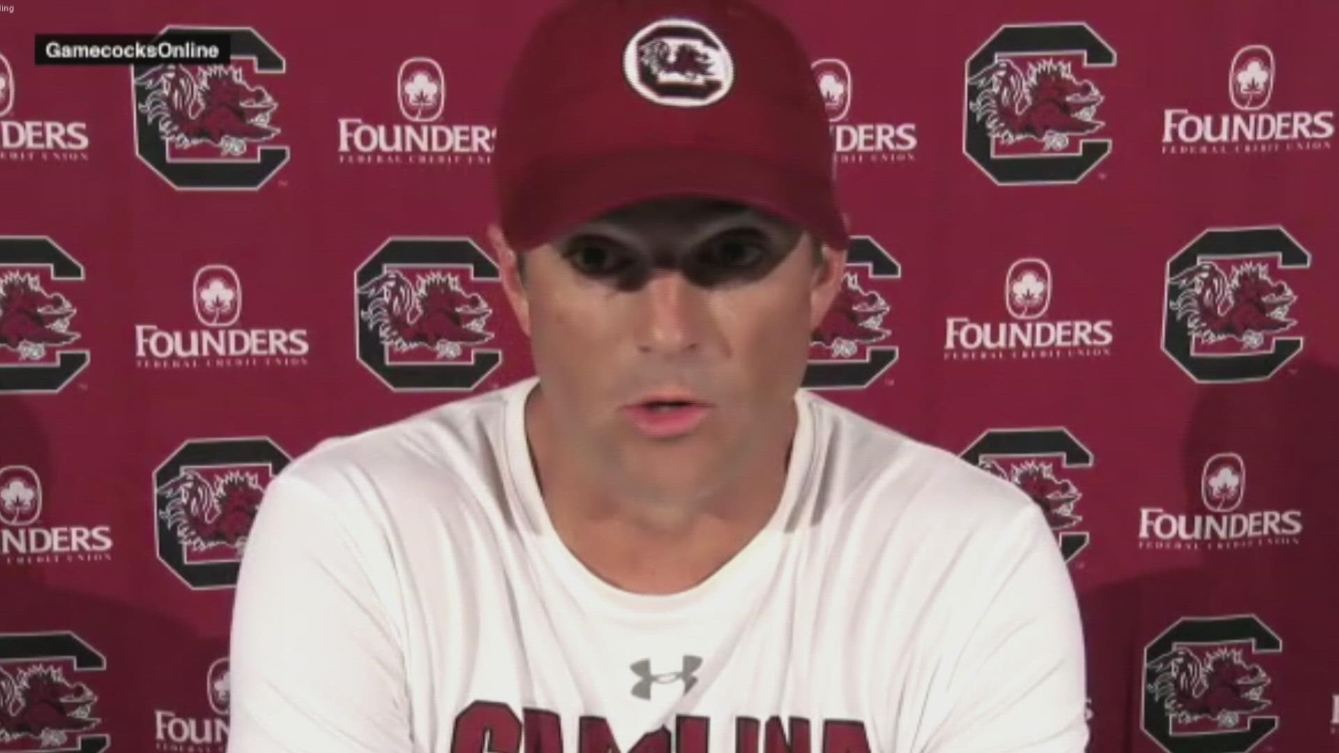 Shane Beamer gives an update on QB Luke Doty's status.