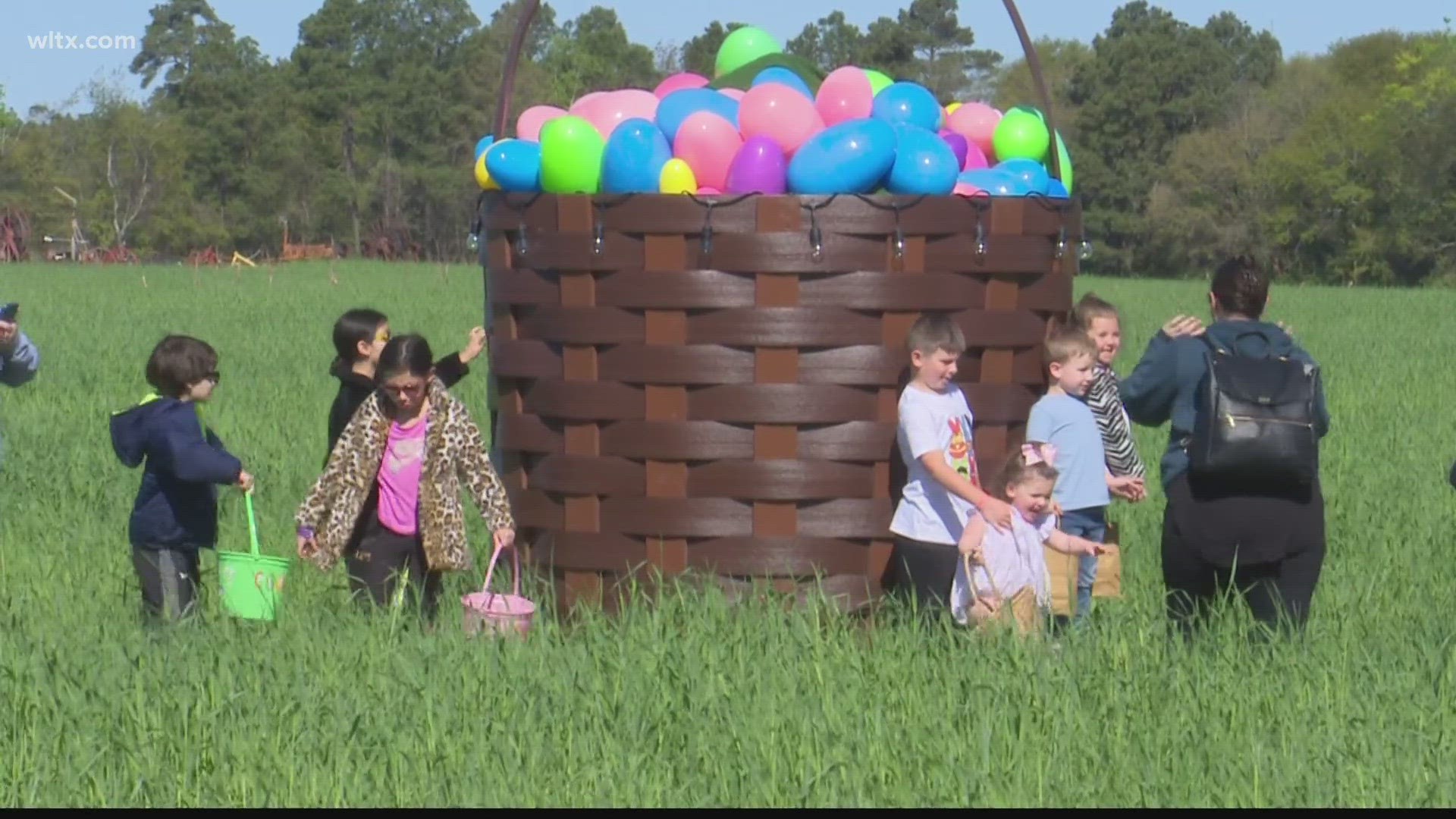 In Lexington, Easter came a few days earlier for hundreds of kids at Clinton Sease Farms.