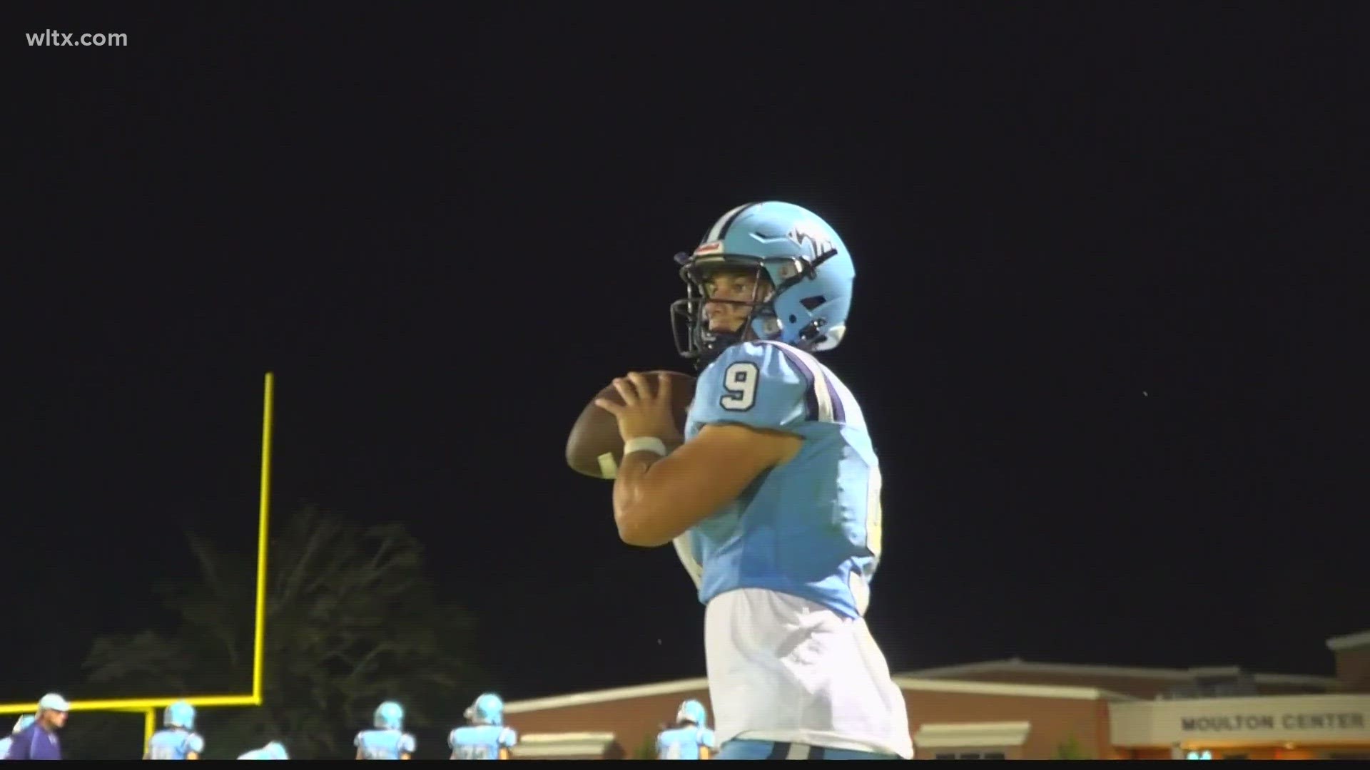 Wilson Hall quarterback Clark Kinney leads the Barons' offense while pushing himself in the classroom.