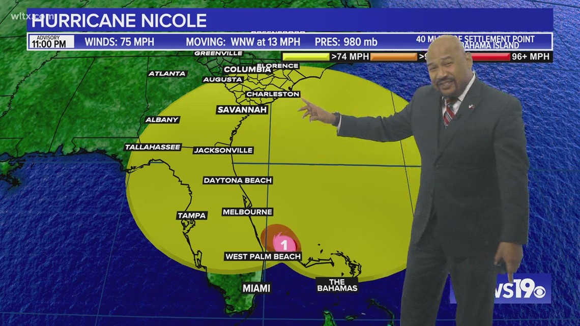 How And When Hurricane Nicole Is Expected To Impact South Carolina ...