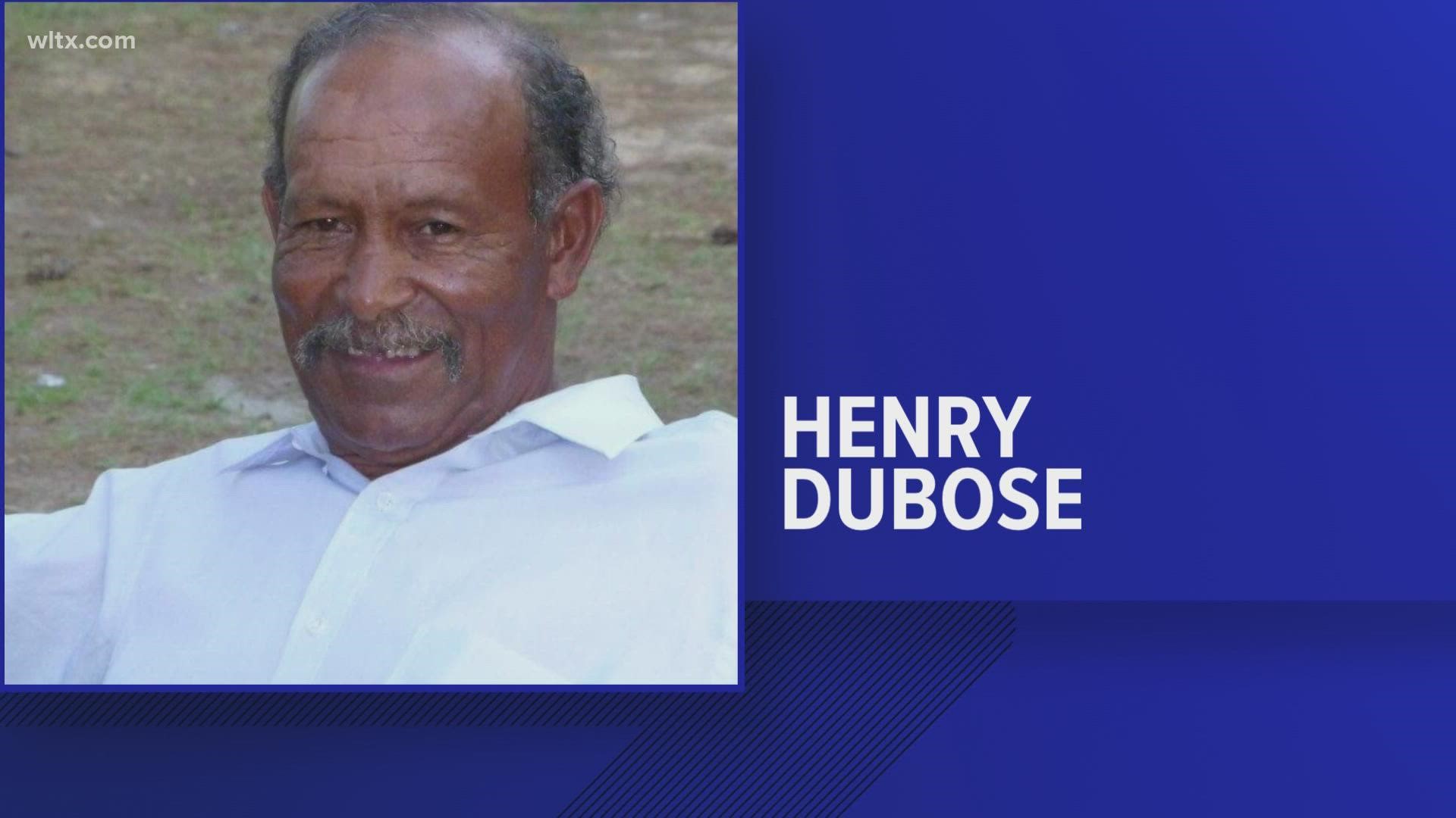 Deputies say they are searching for Henry Dubose along Milford Plantation Road in Pinewood with K-9s and a drone.