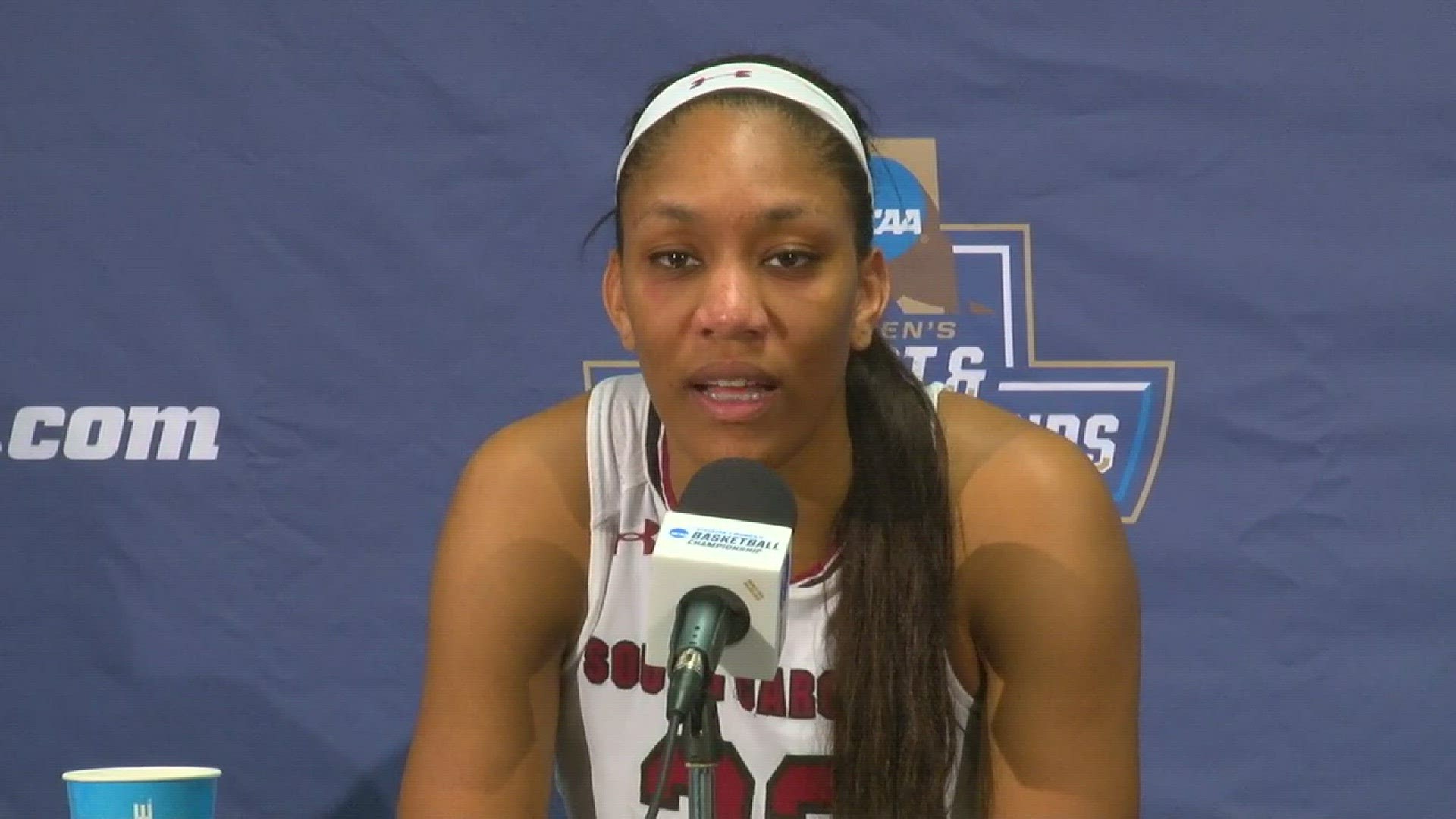 The Gamecocks hold off the North Carolina A&T Aggies 63-52 in the first round of the NCAA Tournament. A'ja Wilson led USC with 19 points and 16 rebounds while freshman Bianca Jackson scored 16 in her March Madness debut.But the Gamecocks saw their 20