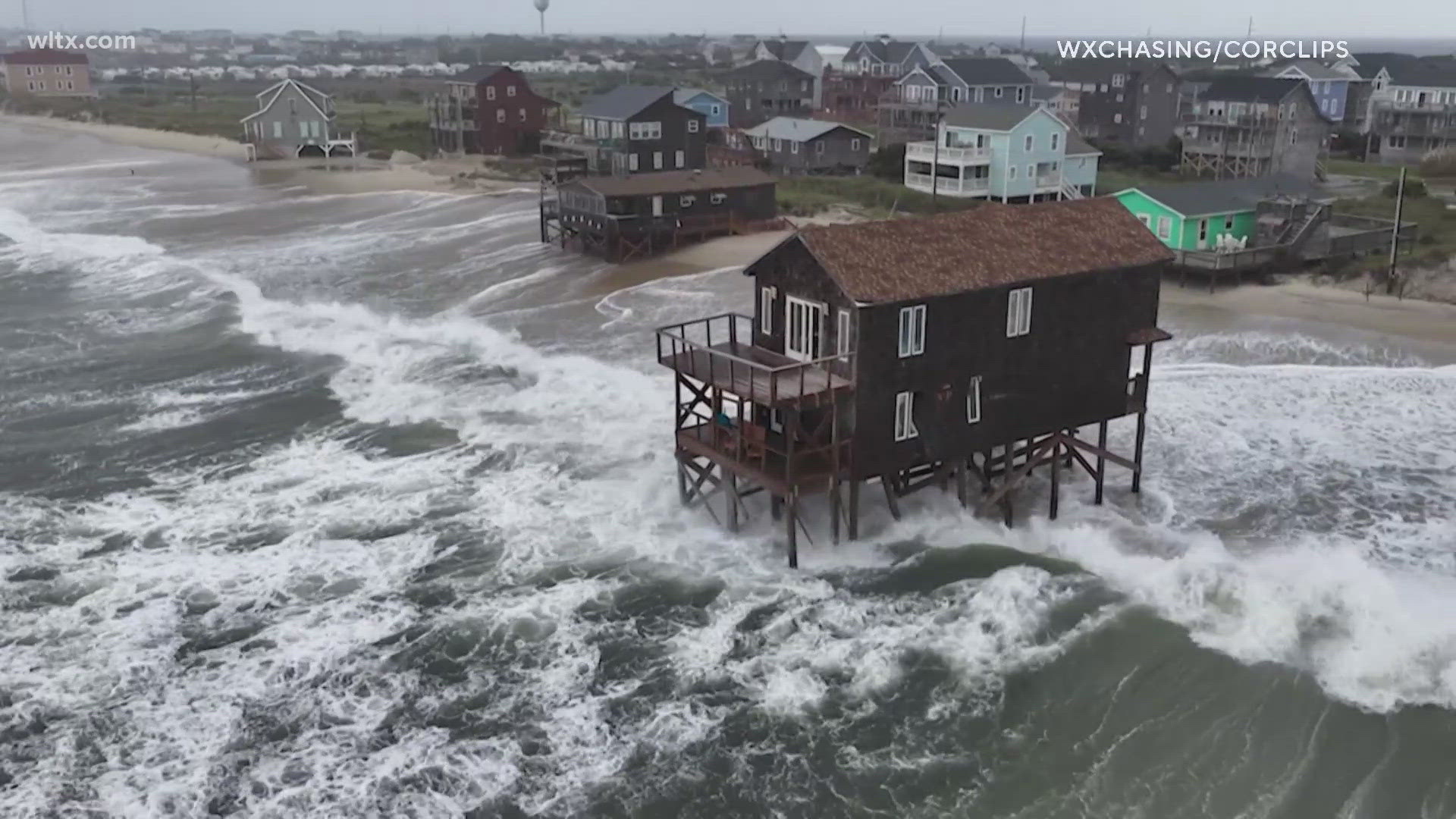 Erin lashes North Carolina's Outer Banks with coastal flooding | wltx.com