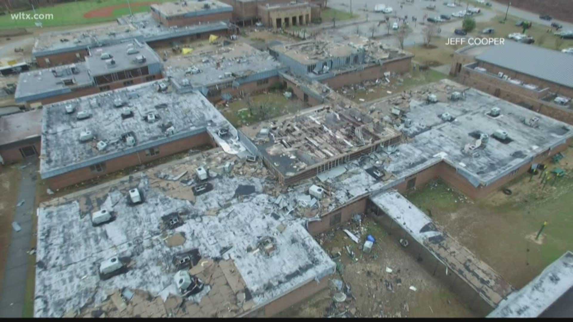 North Central high school suffered damage during a tornado.  Now the school is hoping you can get them back on their feet.