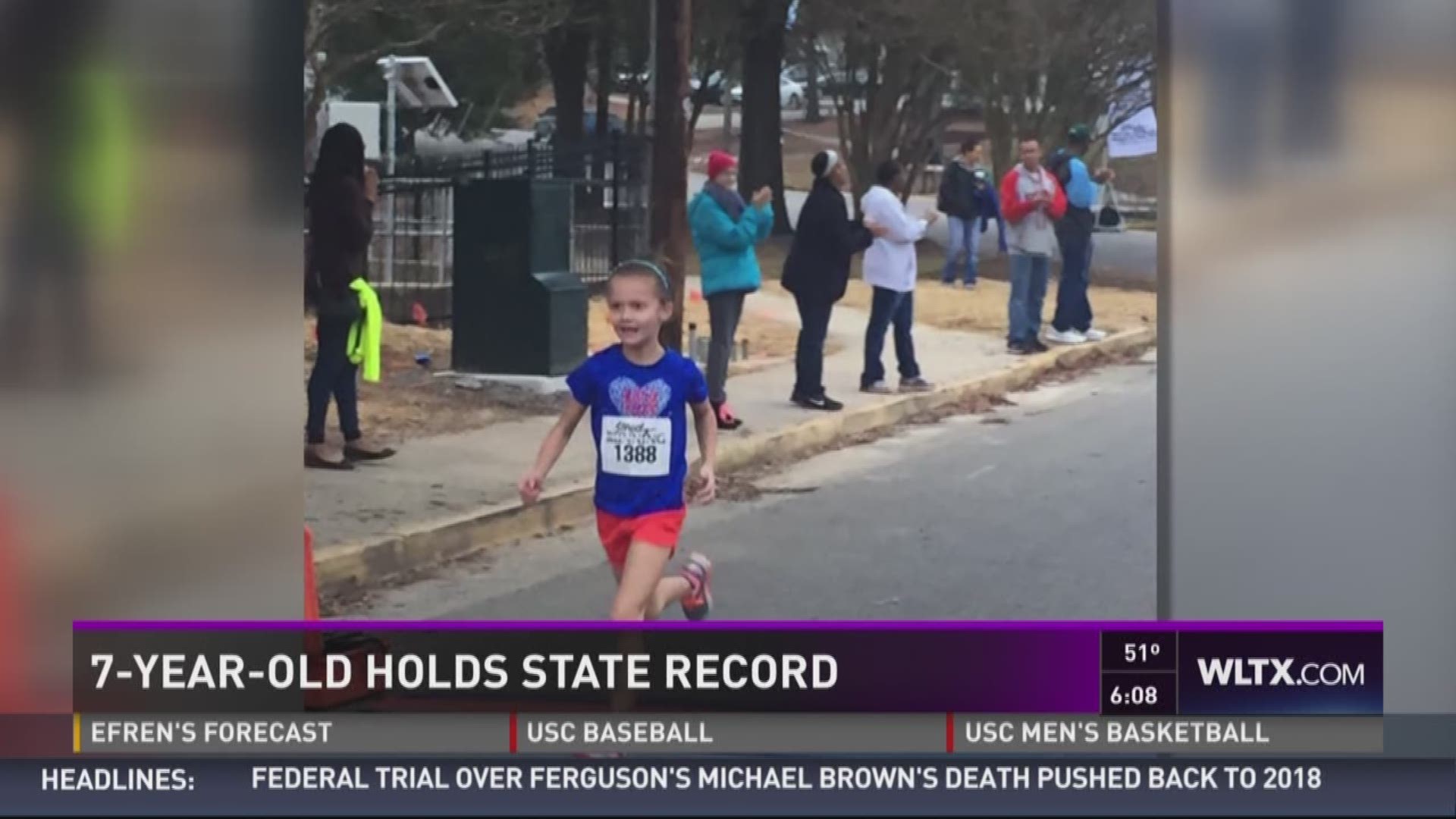 News 19's Mary Sturgill introduces us to the 7 year old running her way into the record books.