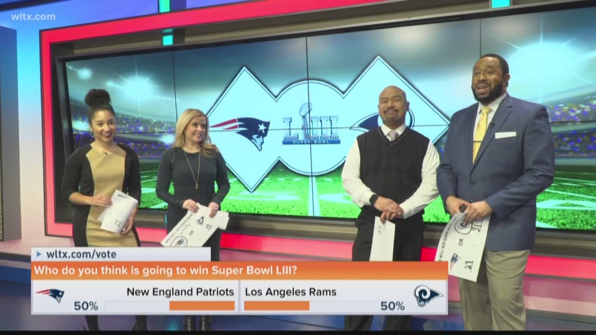 The 'News19 This Morning' Team make their picks of the winner for Super Bowl LIII.