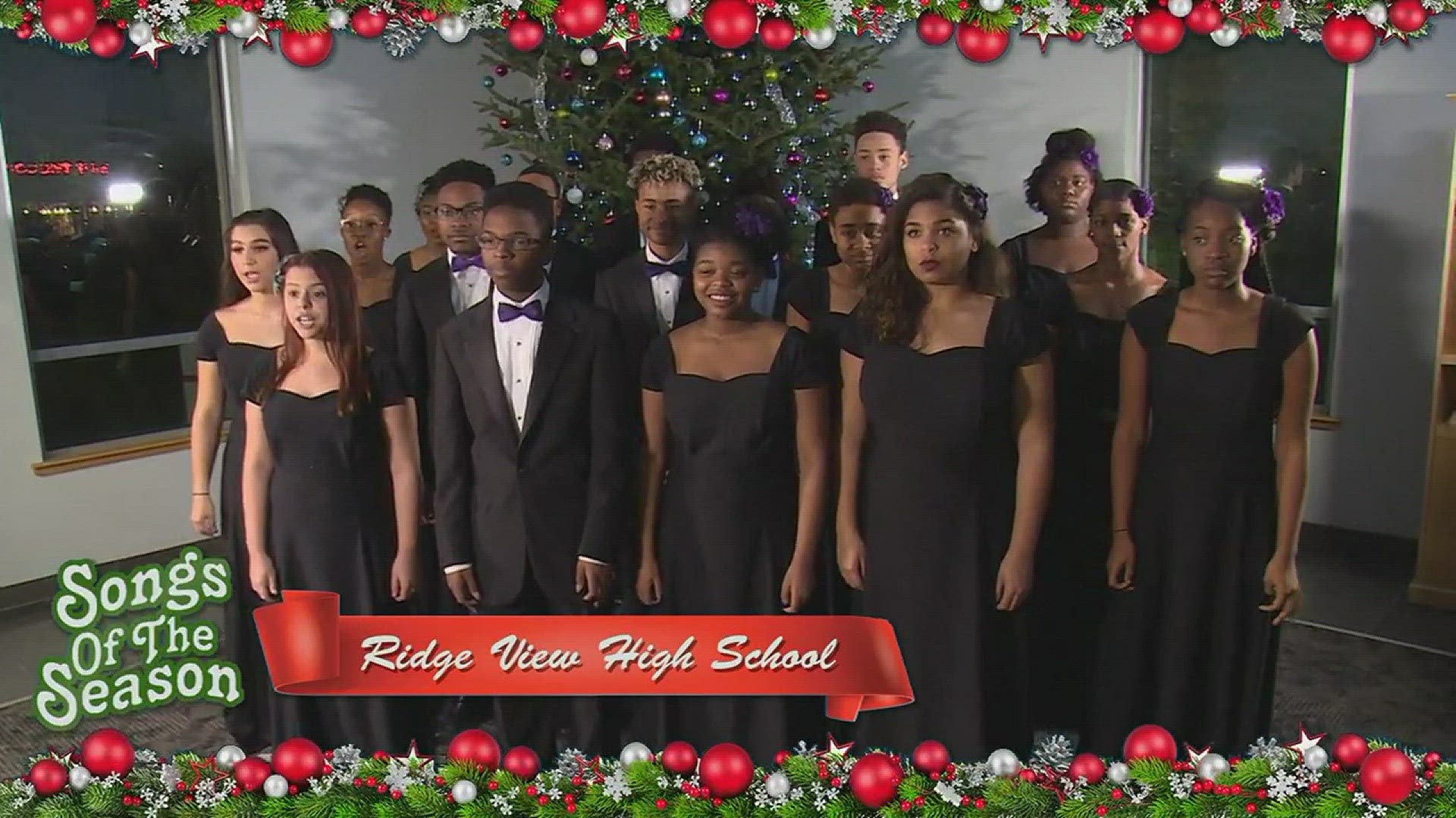 Ridge View High School performs 'Carol of the Bells.'