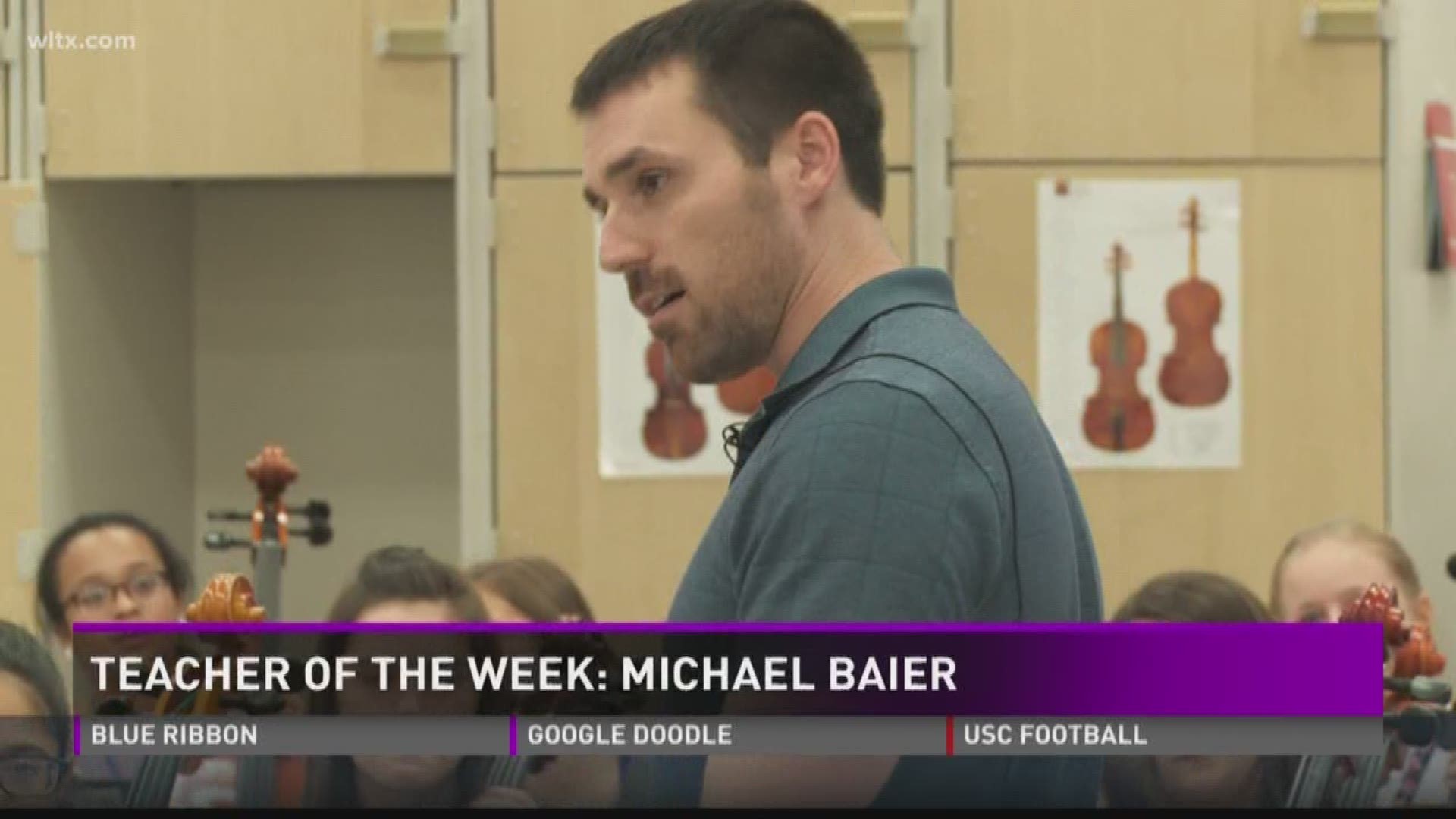 This teacher of the week is hitting all the right notes at Alice Drive Middle School.