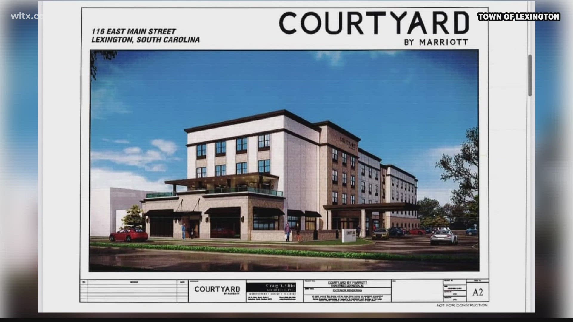 Town leaders have denied a design request for a 100 room hotel from developers.