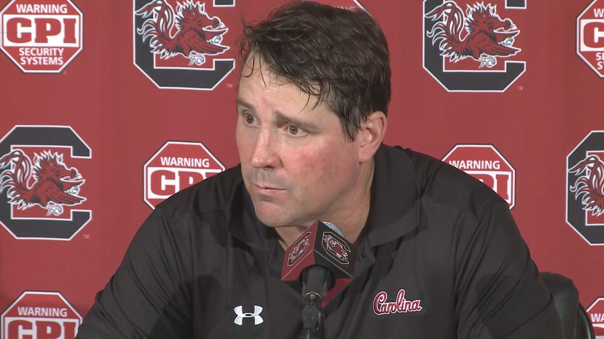 Will Muschamp spoke about how the team felt they did against Alabama on Saturday, freshman Ryan Hilinski's performance, and that controversial no touchdown call right before the end of the first half.