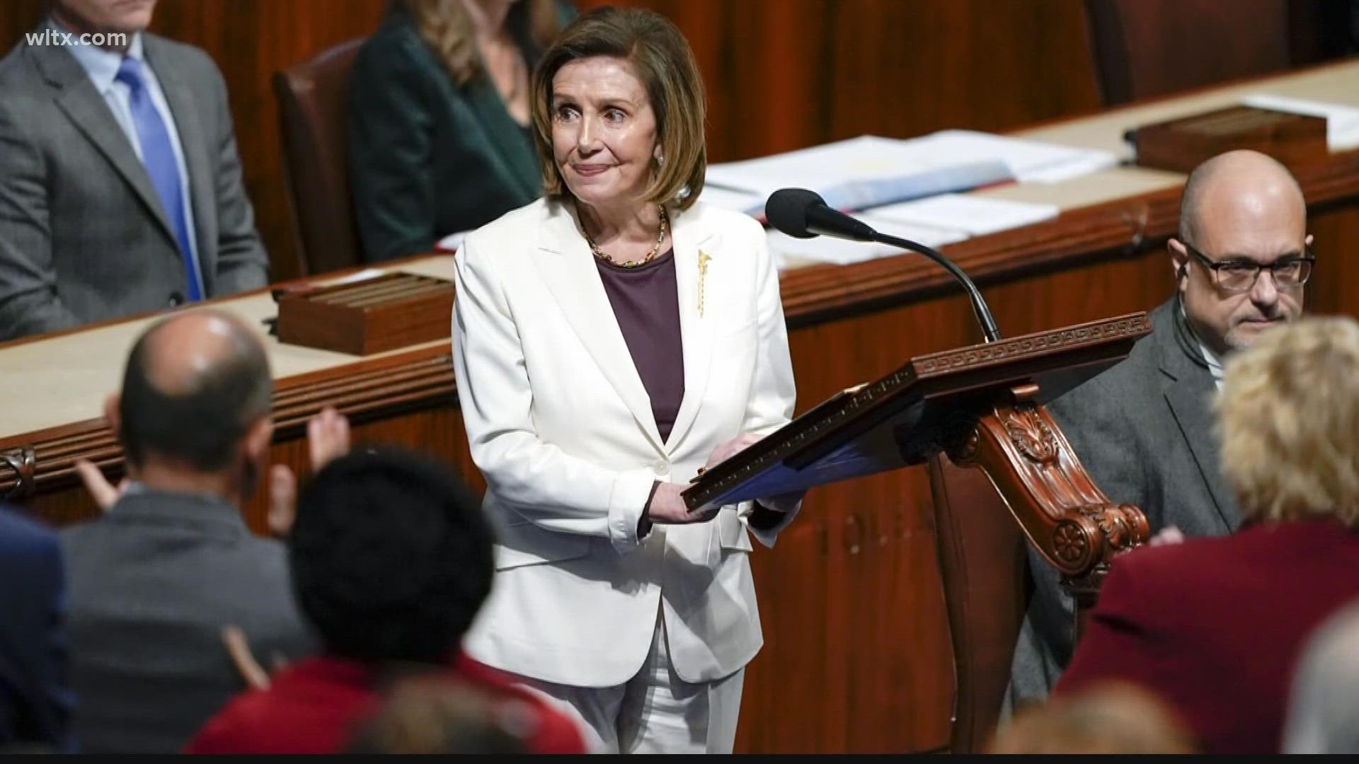 Her decision Thursday paves the way for House Democratic leadership elections next month when Democrats reorganize as the minority party for the new Congress.