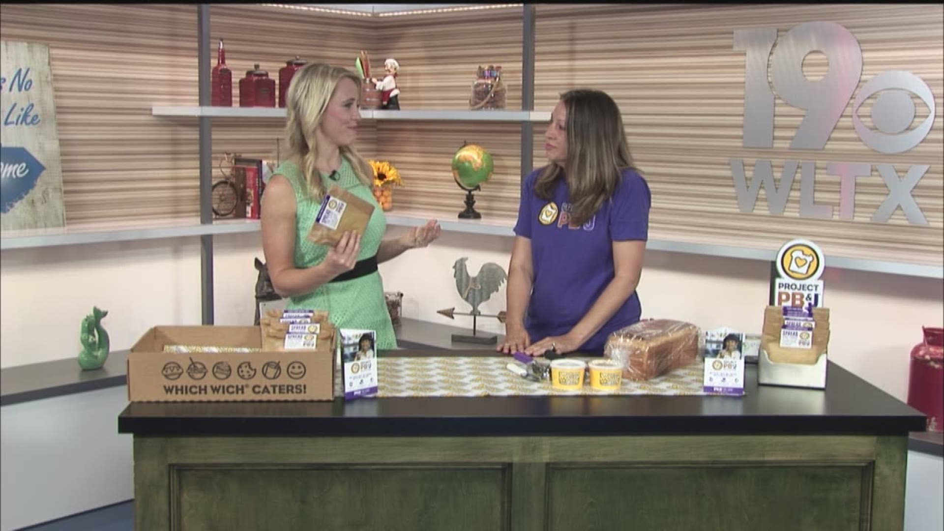 Sarah Todd, with Which Wich, joins Ashley to talk about how they are helping those in need during National PB&amp;J Month.  And, of course, she brought samples!