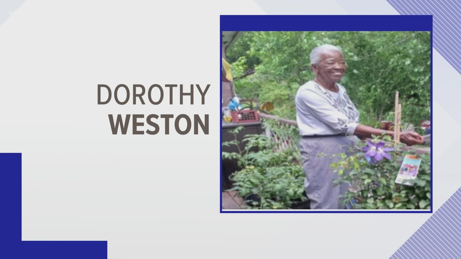 Police say 85-year-old Dorothy Weston was last seen around 5 p.m. Thursday at the Harbison Walmart.
