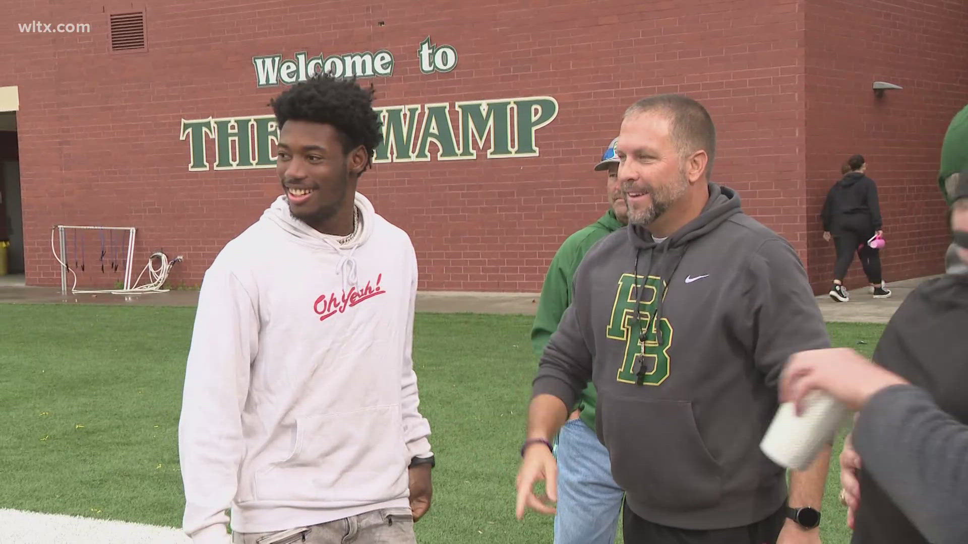 River Bluff holds an open practice as supporters of the program were invited to spent Thanksgiving morning in The Swamp