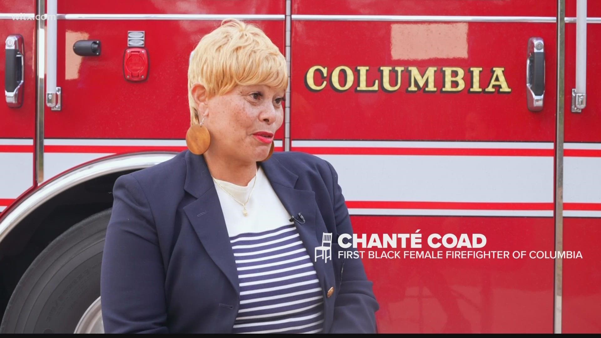 It's a story not many people know, but deserves to be told. Coad is Columbia Fire Department's first Black female firefighter.