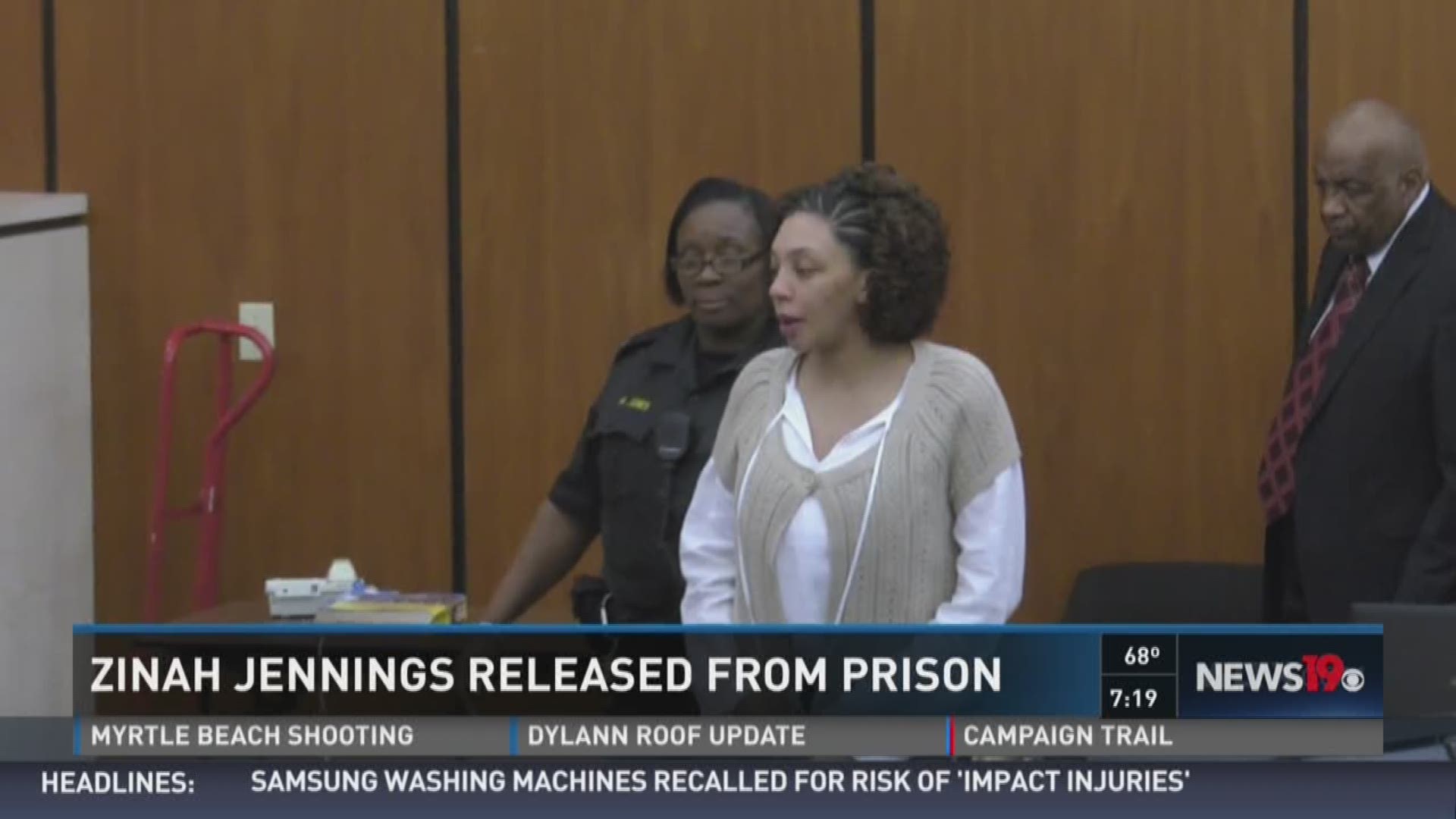 Amir Jennings' mother, Zinah, has been released from prison.