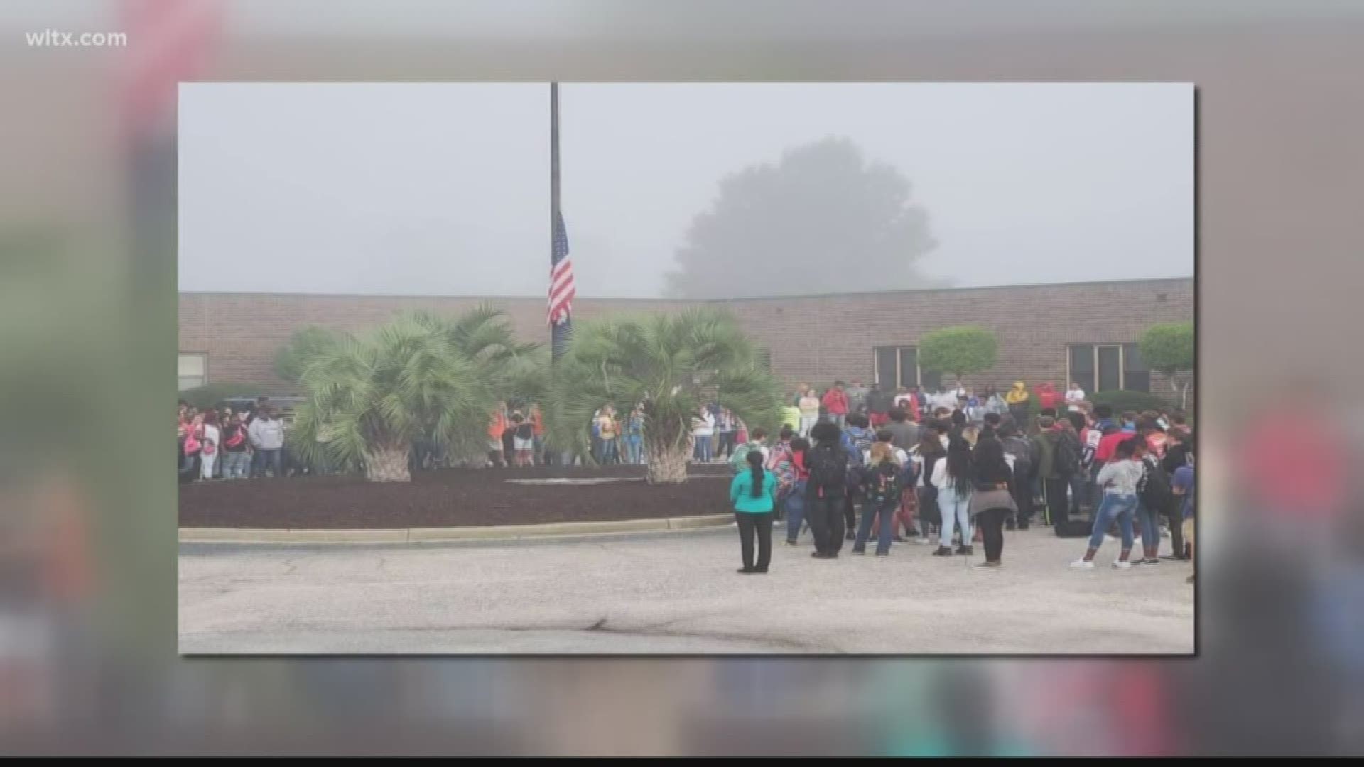 Edisto high school students remember and honor those who lost their lives on 9/11.