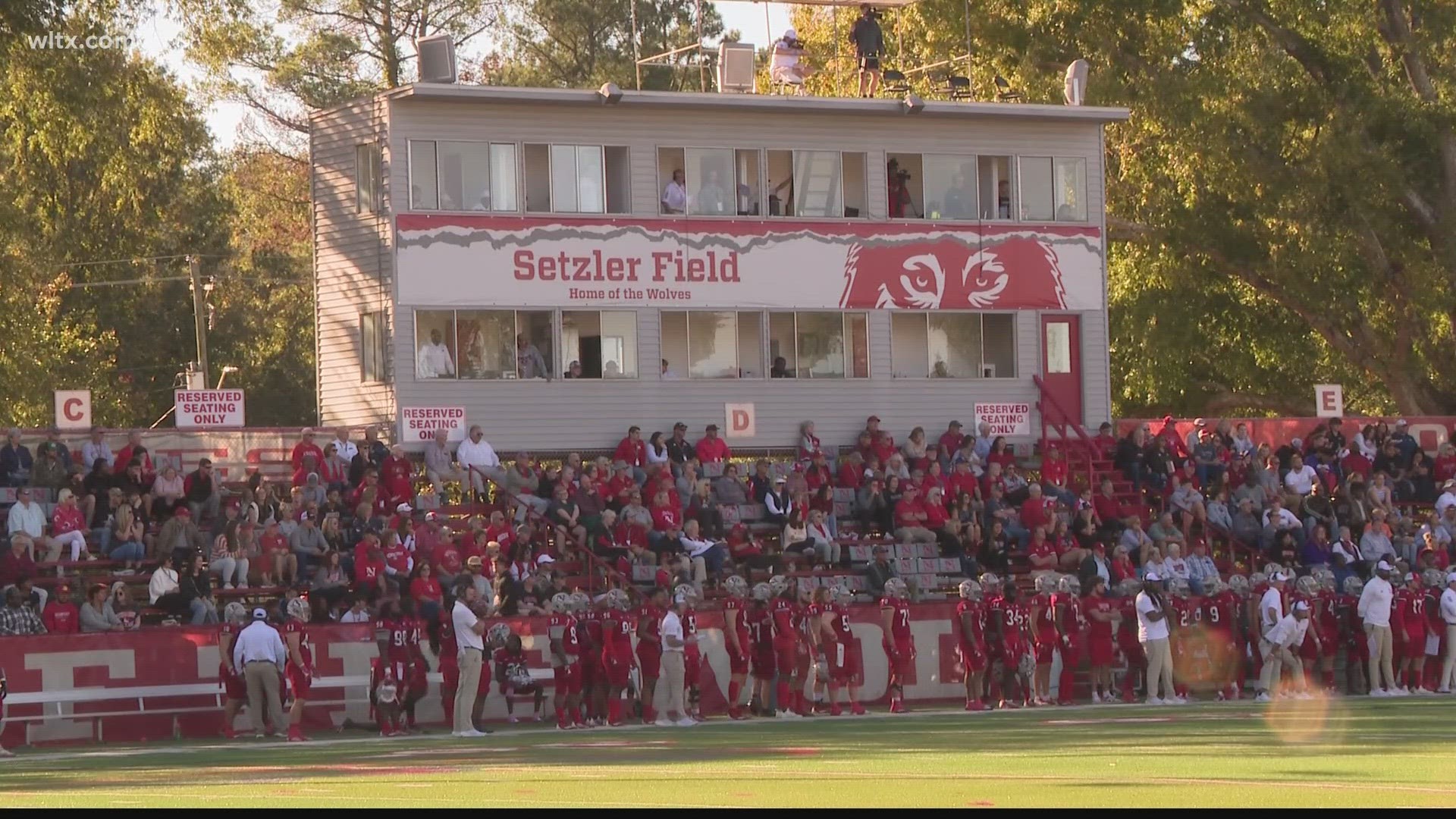 Jimmie Coggins has been the play-by-play announcer for Newberry College football since 1982.