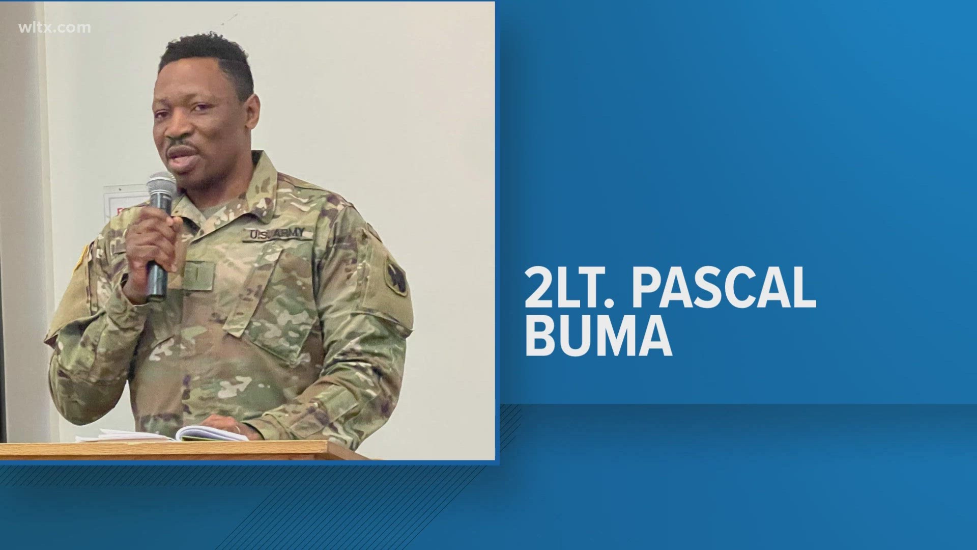 2nd Lt. Pascal Buma, 38, from the Oklahoma National Guard collapsed and died during a training run.