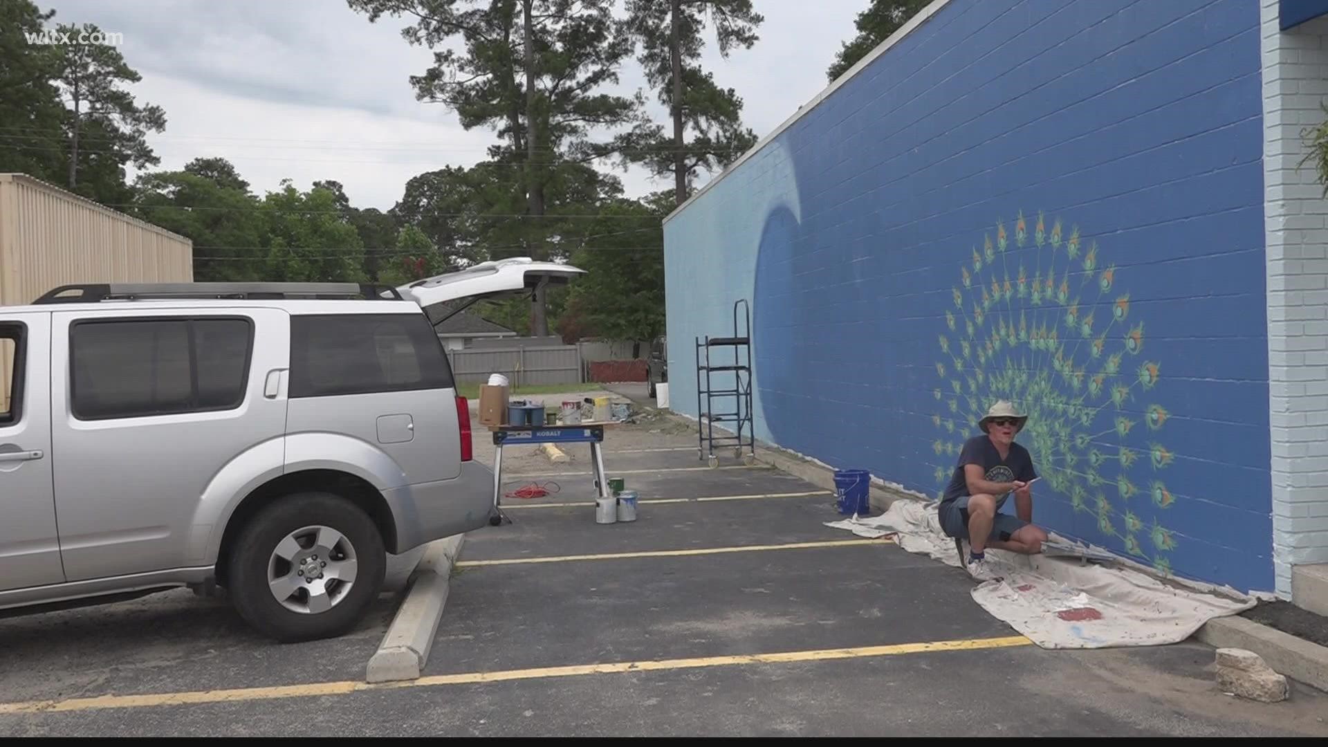 Community in Cayce is coming together to fund a mural at the intersection of Knox Abbott and Ninth Street.