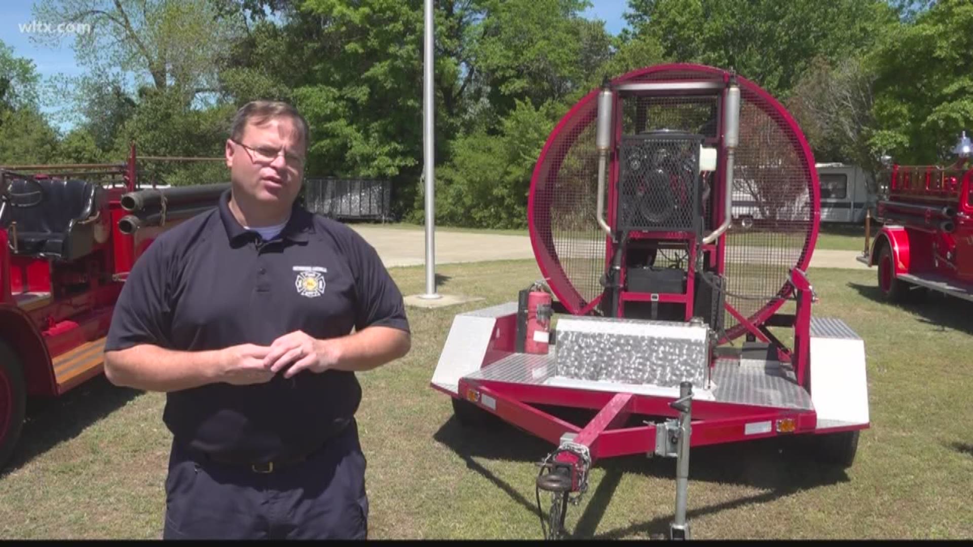 The Vent25 is a device that can clear large amount of smoke from buildings, and Batesburg-Leesville has one.