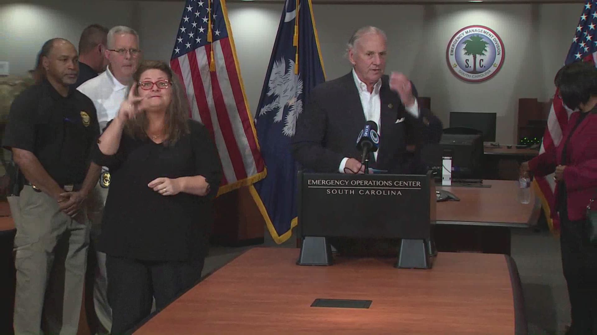 In a press conference Sunday afternoon, South Carolina Governor Henry McMaster, state and community leaders called for peaceful protests.