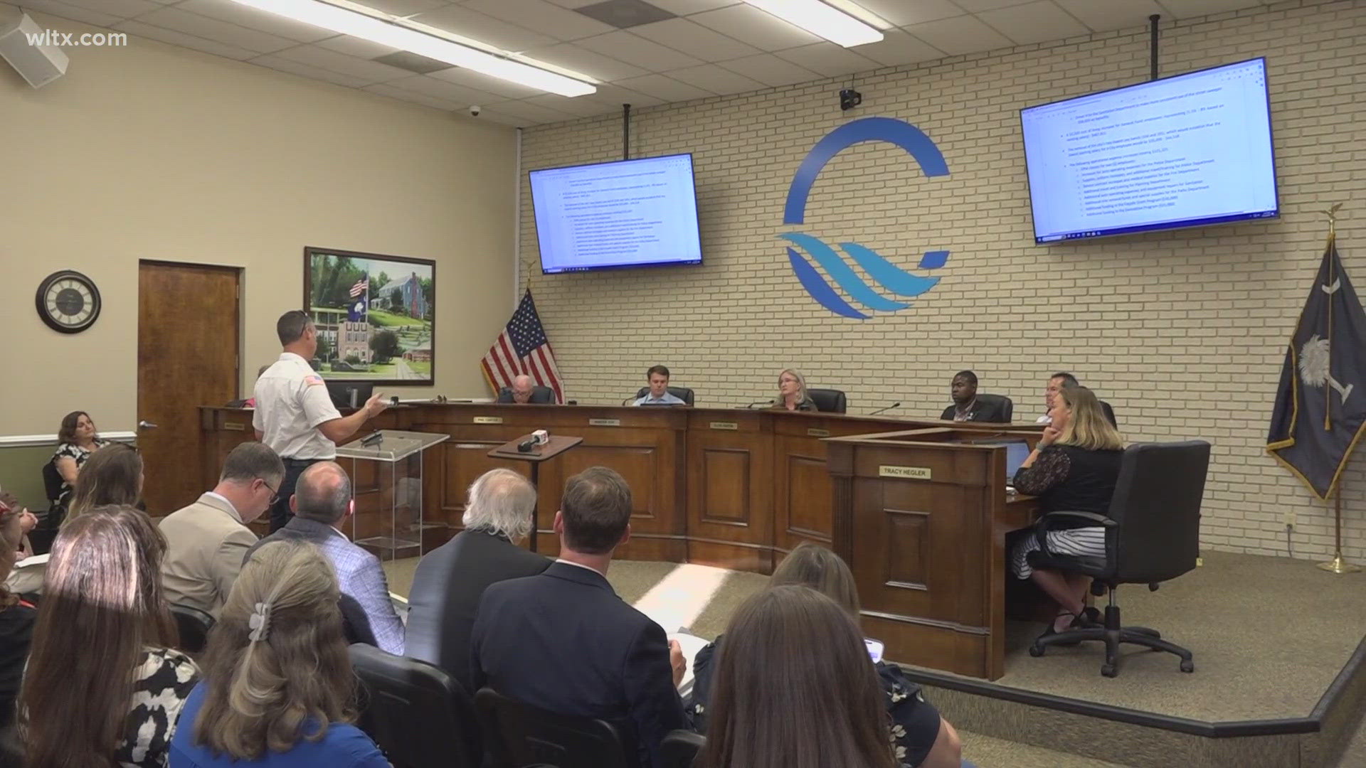Cayce leaders discussed the spending plan that is supposed to start on Monday.