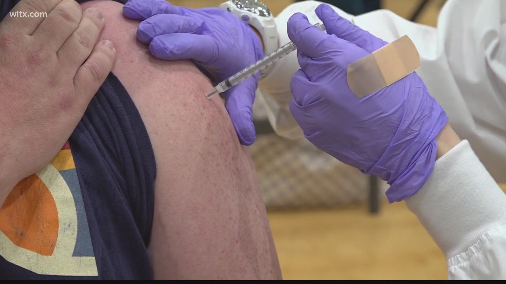 The one shot vaccine has been "paused" in South Carolina as it has been found in rare cases to cause blood clots.
