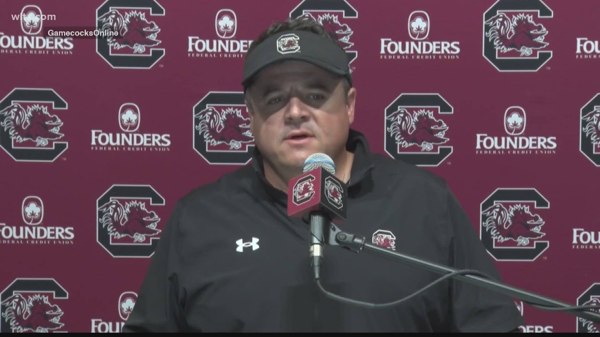 South Carolina offensive coordinator Dowell Loggains on the test his offensive line will face Saturday in Athens.