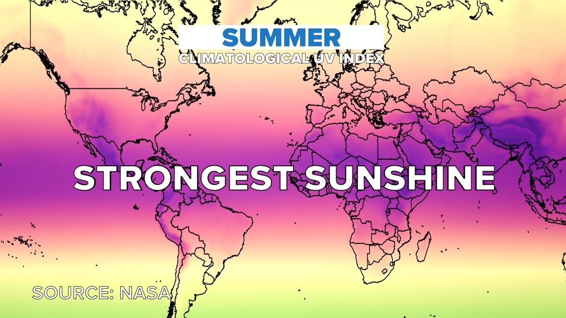 UV Index Worldmap