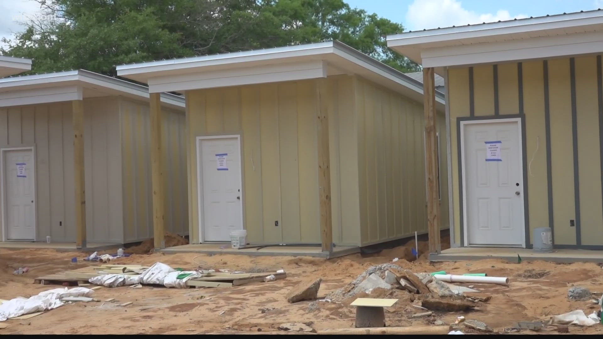 Five small buildings will serve as transitional housing for people who need it.  It's a resource that Sumter residents say is needed here in the community.