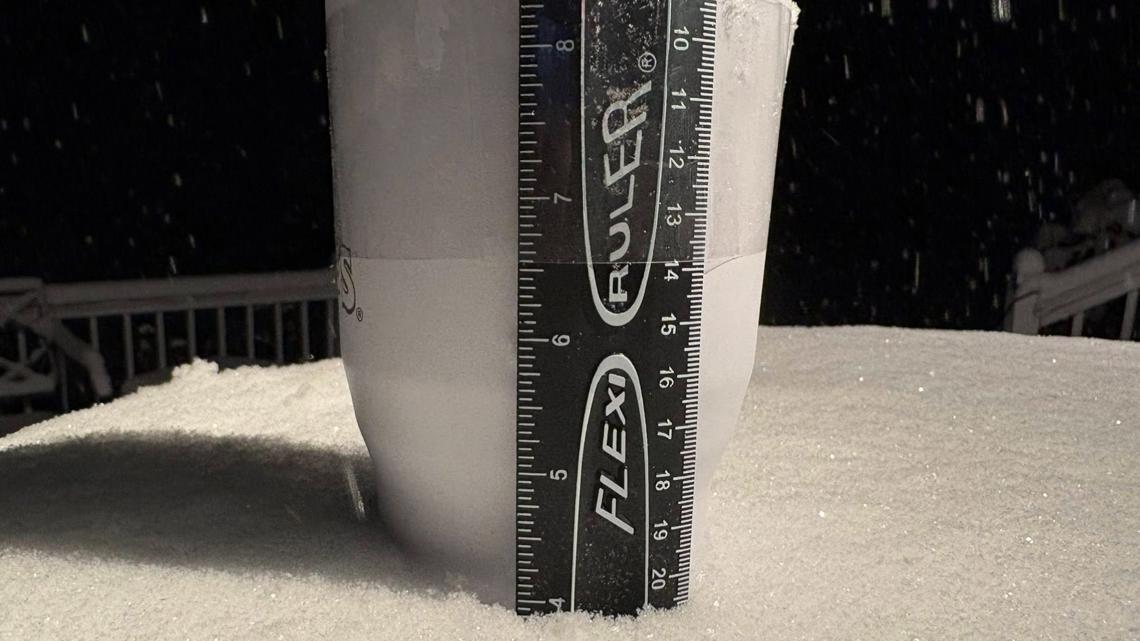 How much snow fell in the Midlands of South Carolina? Here's what we have so far
