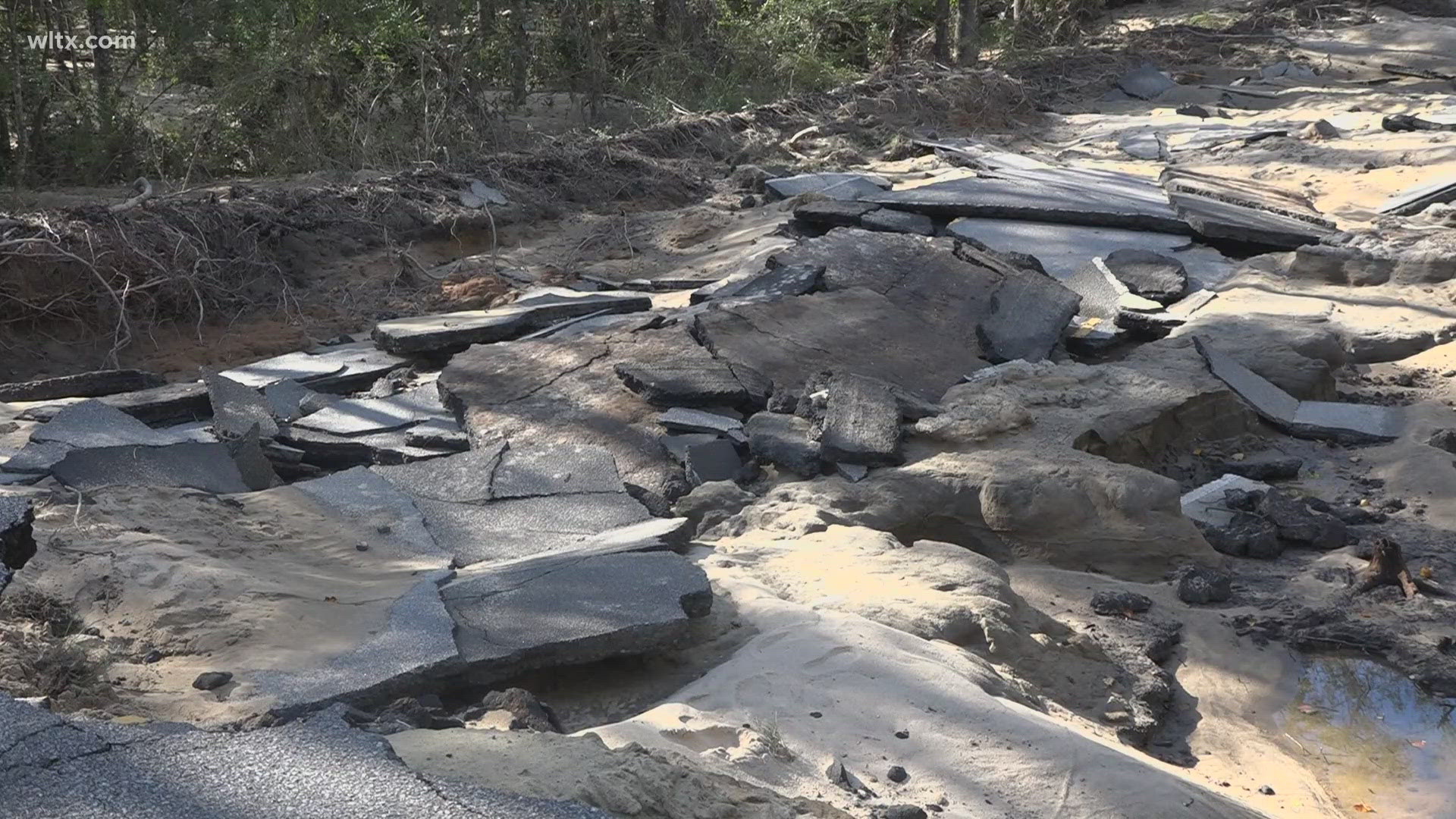 After severe flooding last week, many of Orangeburg county roads are open but 76 still need cleaning up.