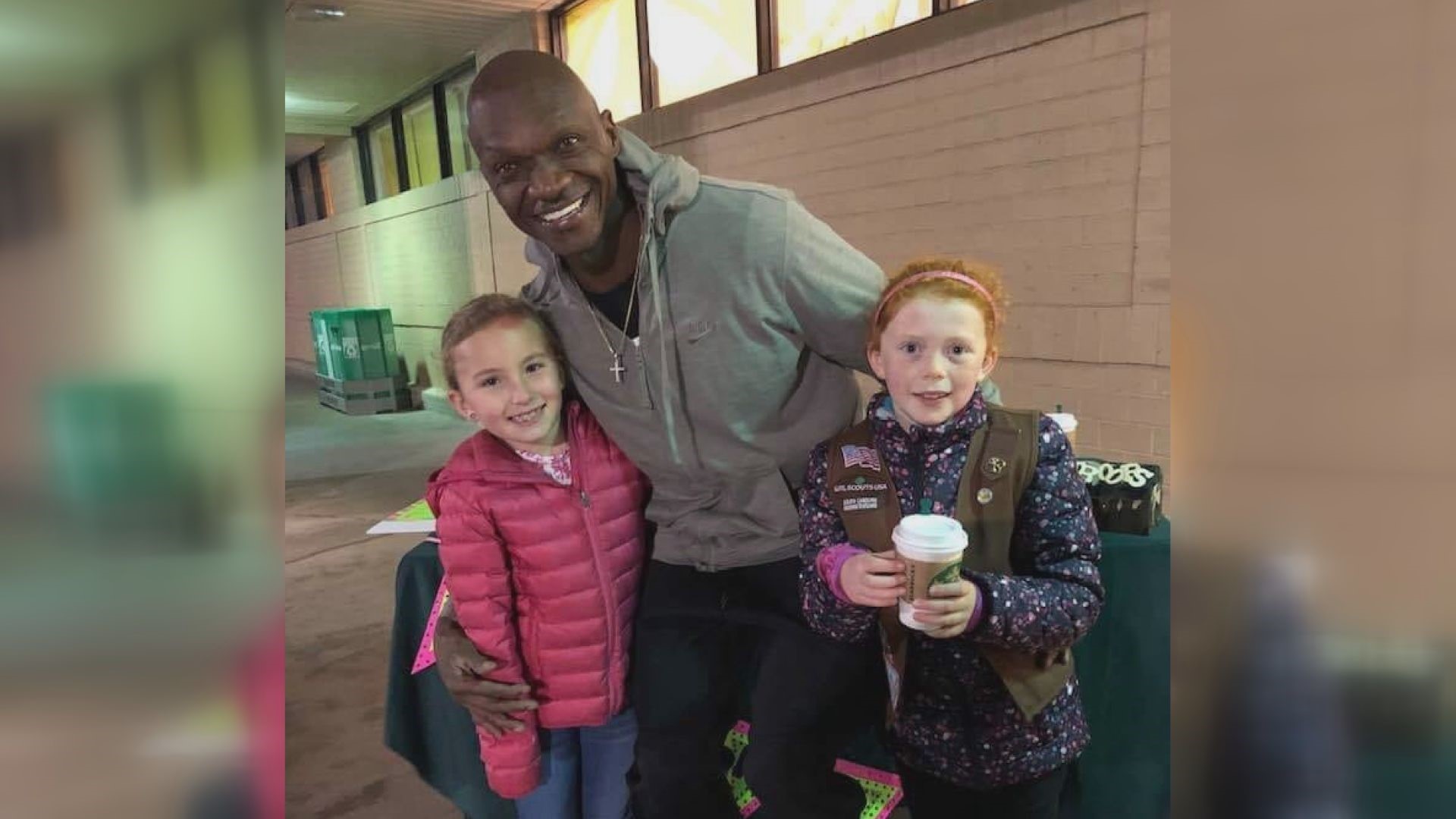 A South Carolina man spent $540 dollars on Girl Scout cookies to speed up two girls getting out of the cold.