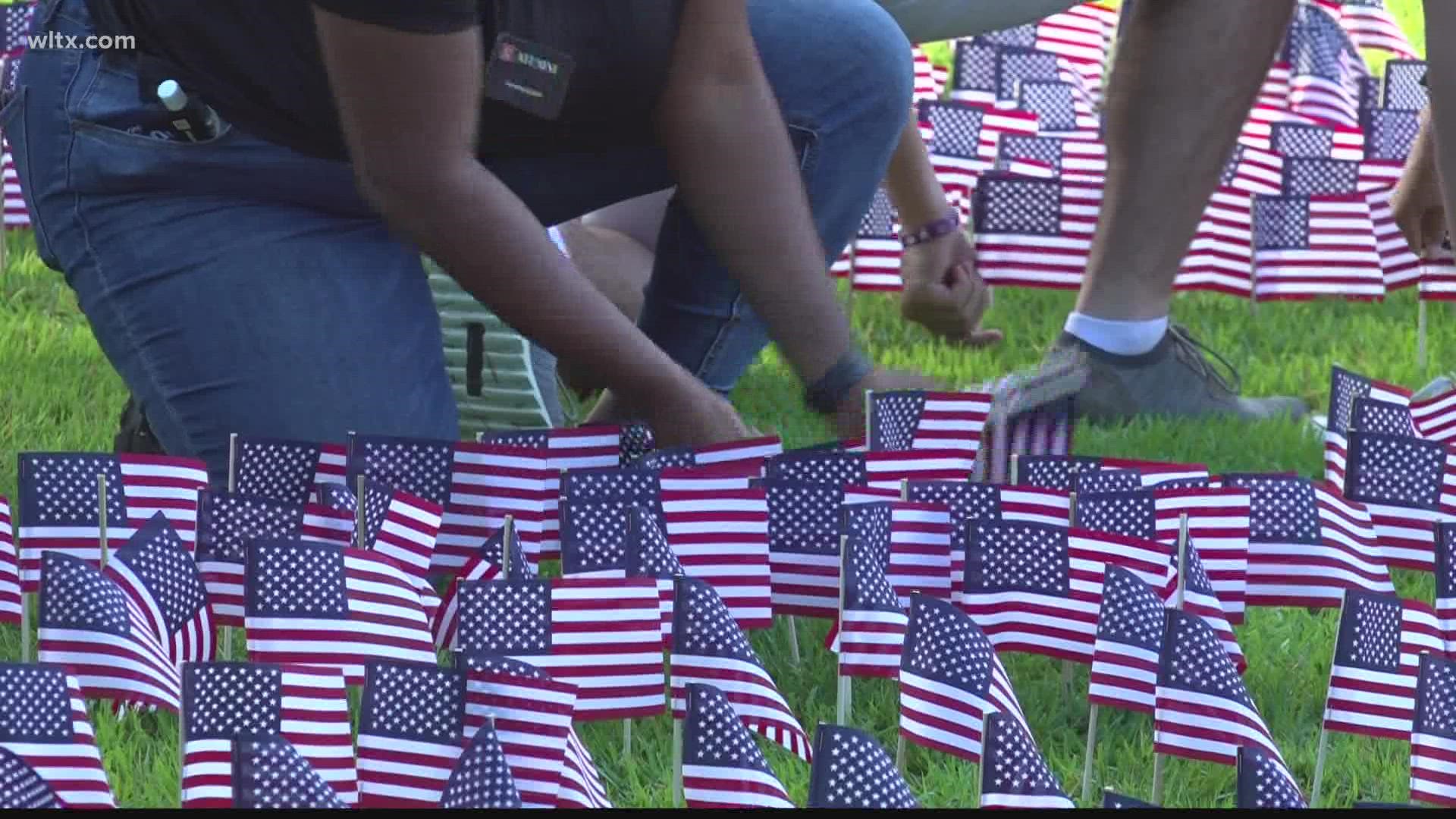 Leading up to the 20 year anniversary of 9/11, students and veterans gathered on campus to remember the fallen.